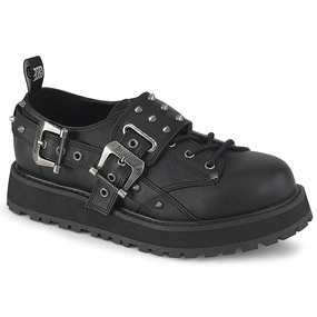 1 Inch Platform VALOR-38 Black Vegan Leather
