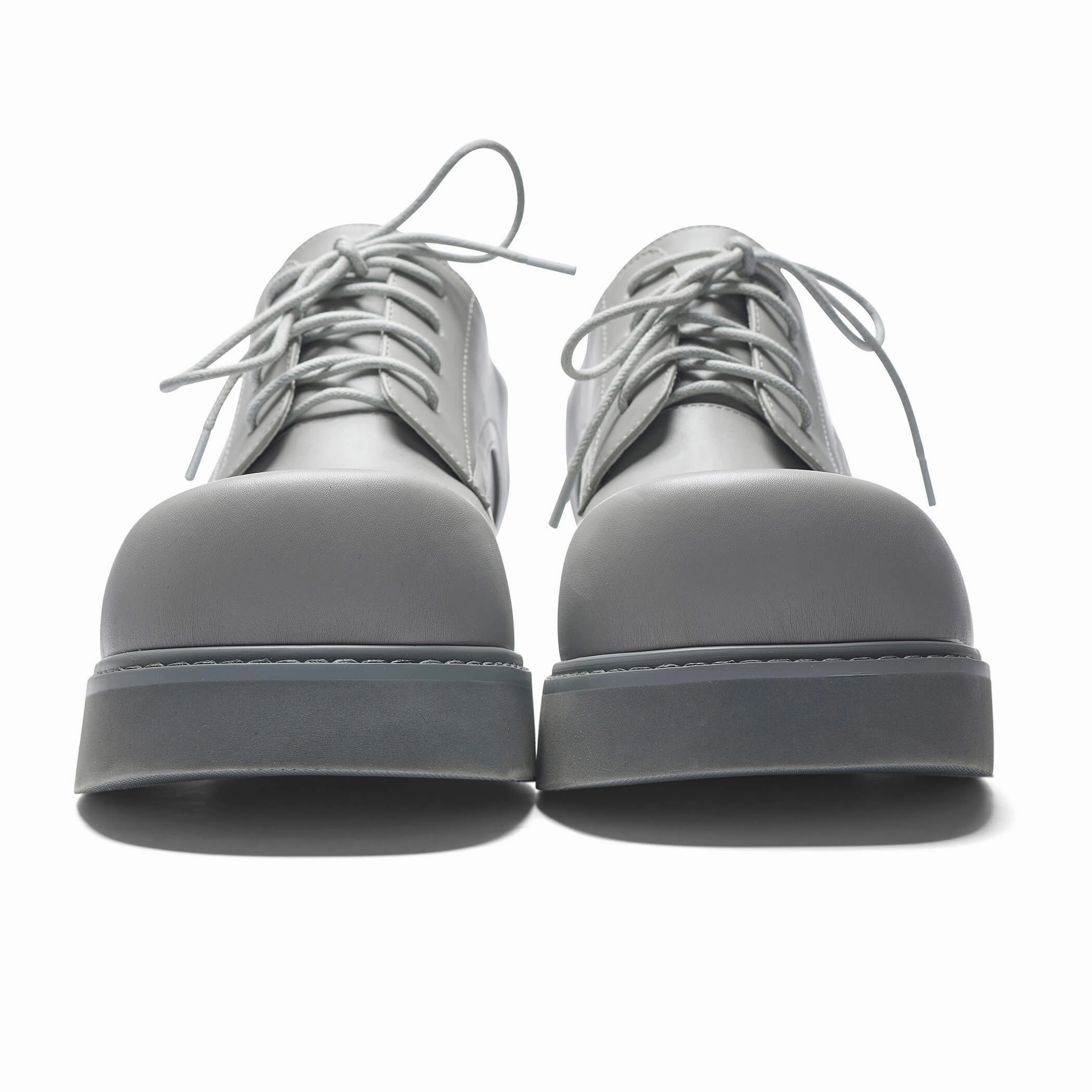 400% Oversized Men's Derby Shoes - Grey