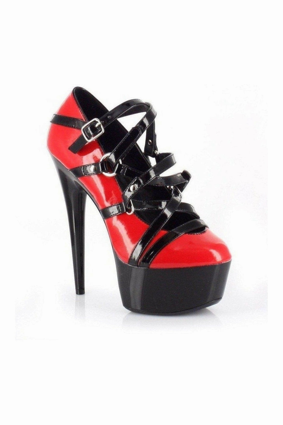609-LOLLY Platform Pump | Red Patent