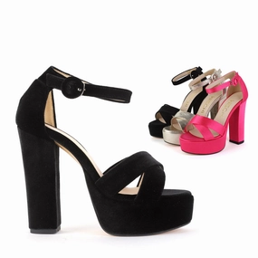 *UK size 2 - TAMON - black, 12/3.5cm heel