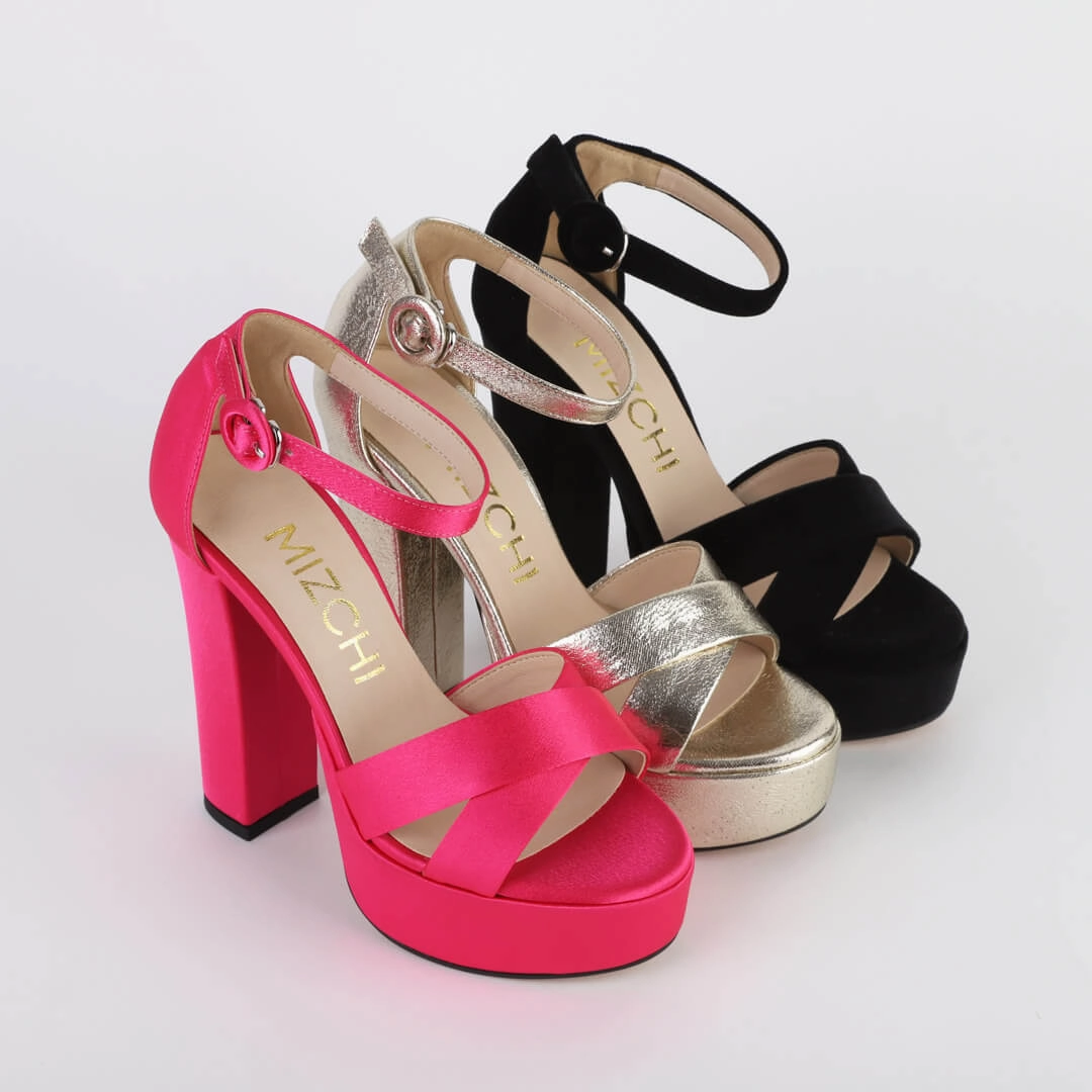 *UK size 2 - TAMON - black, 12/3.5cm heel