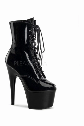 ADORE-1020 Platform Boot  | Black Patent