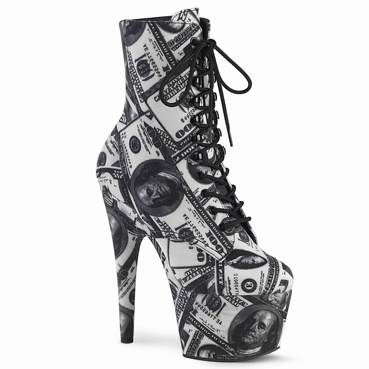 ADORE-1020DP  White-Black Fabric/White-Black Fabric