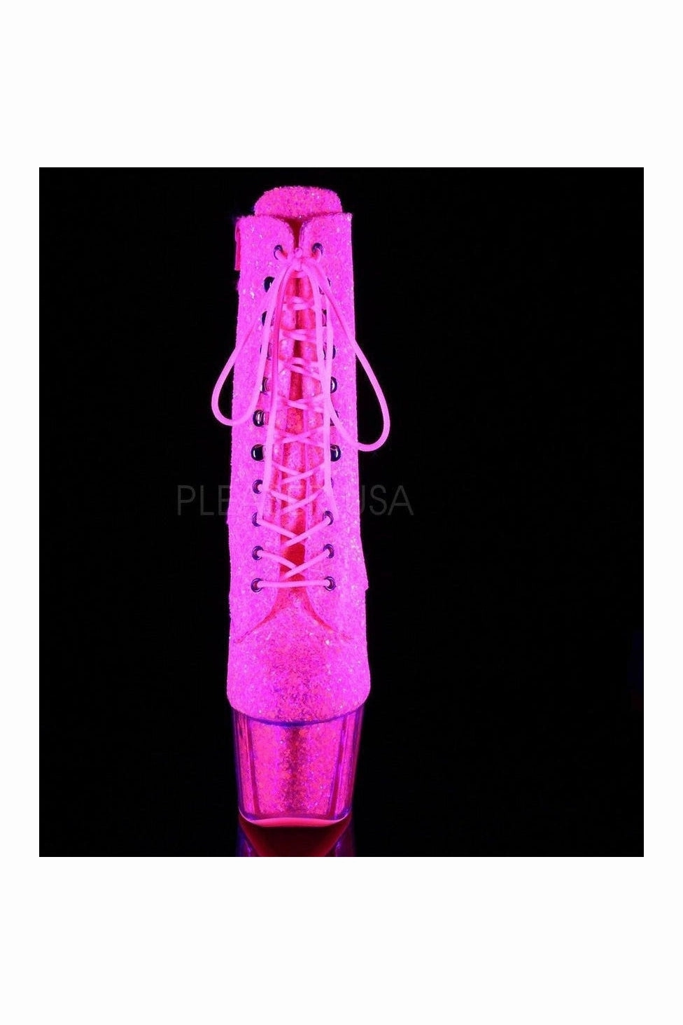 ADORE-1020G Platform Boot  | Neon Glitter