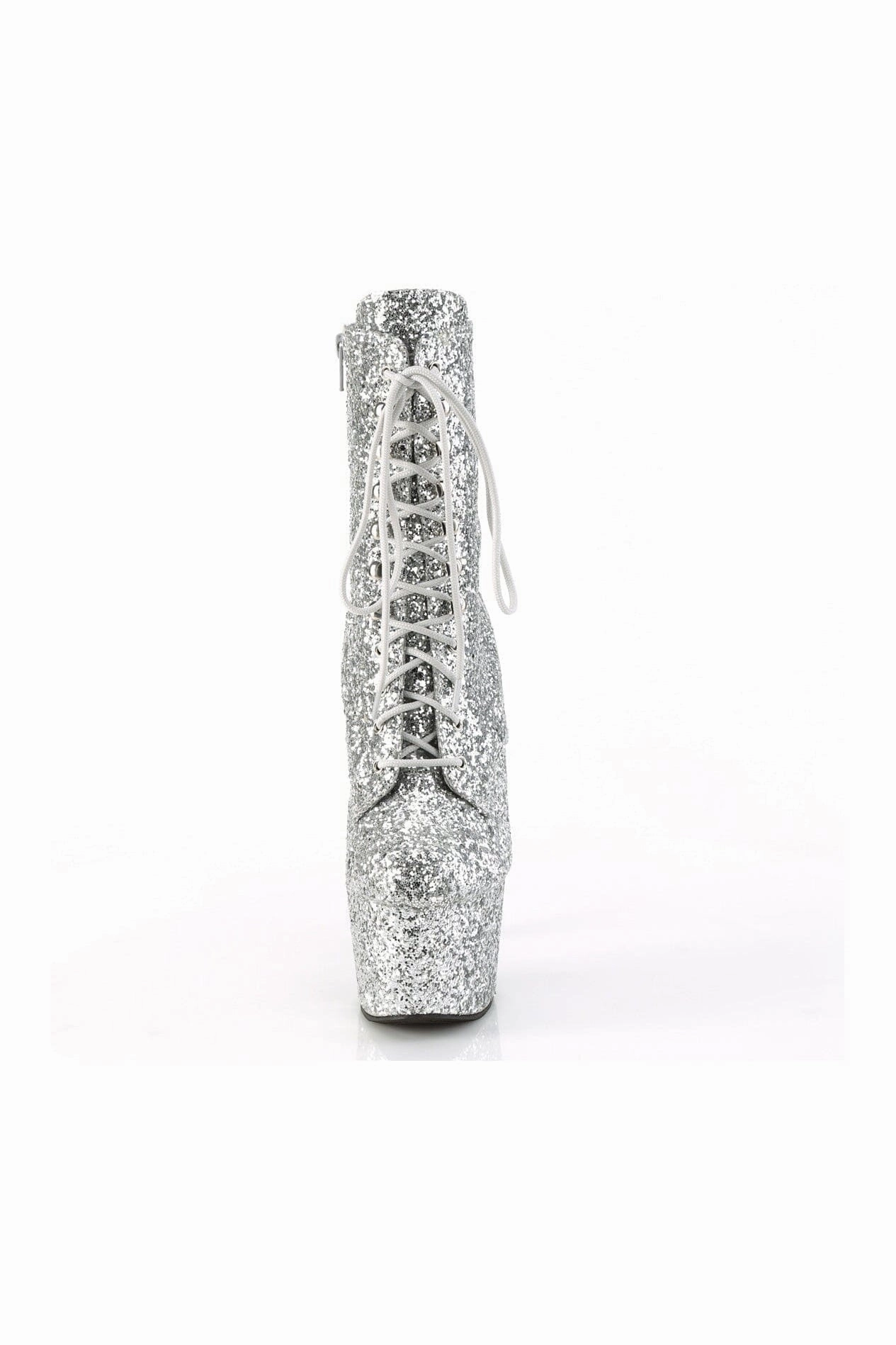 ADORE-1020GWR Silver Glitter Ankle Boot