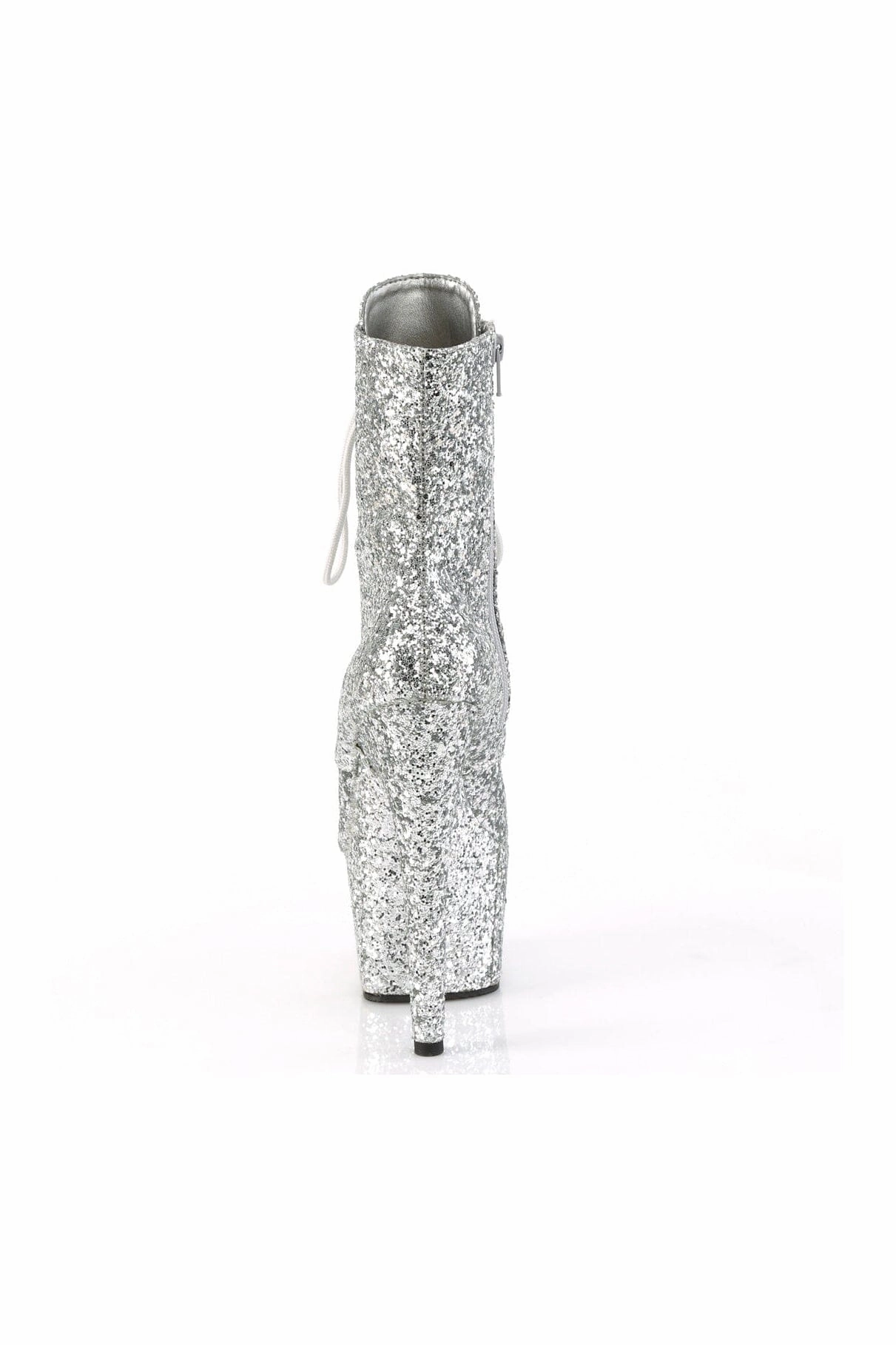 ADORE-1020GWR Silver Glitter Ankle Boot
