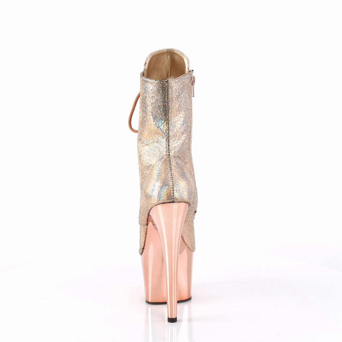 ADORE-1020HM  Rose Gold Holo Metallic Pu/Rose Gold Chrome