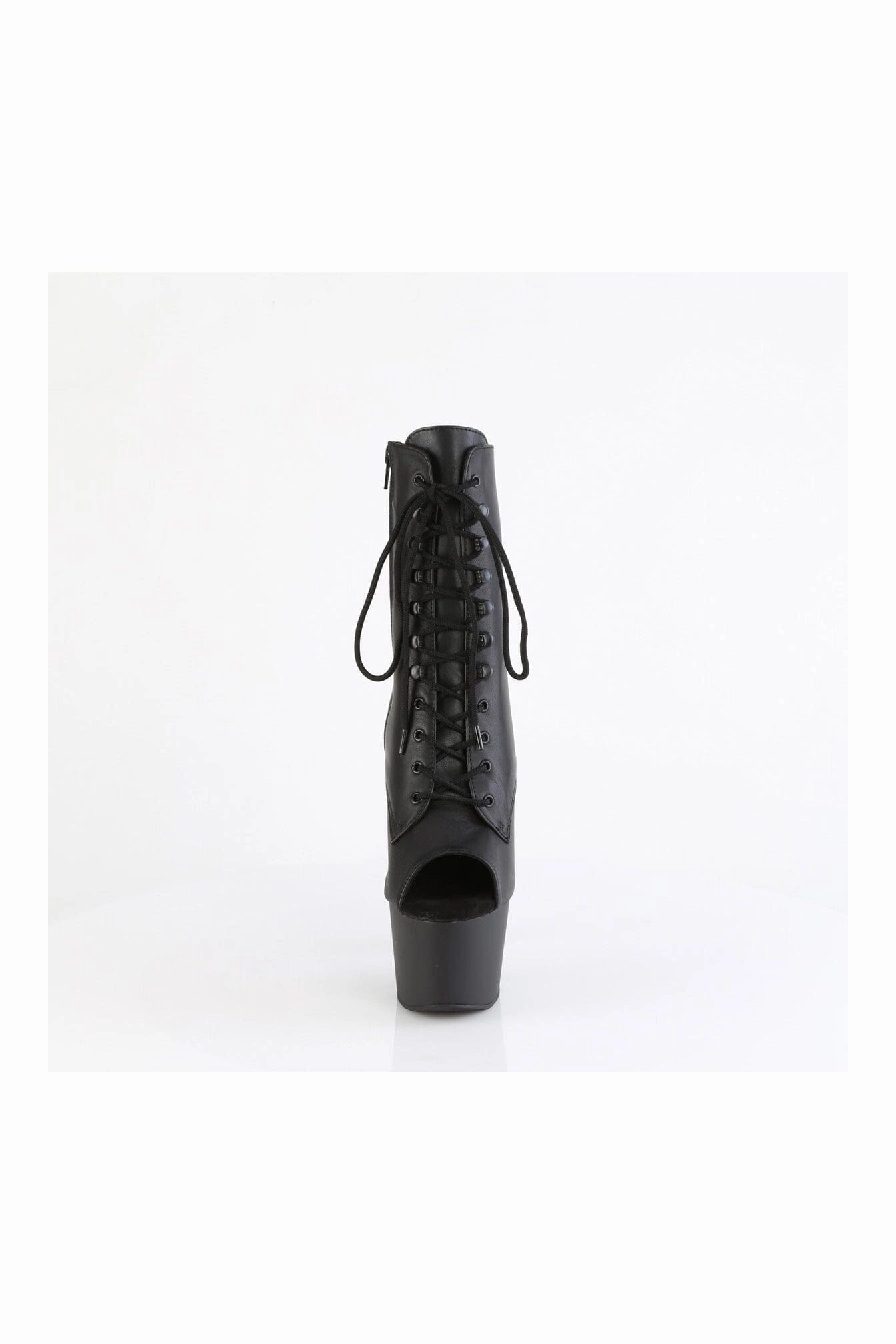 ADORE-1021 Black Genuine Leather Ankle Boot