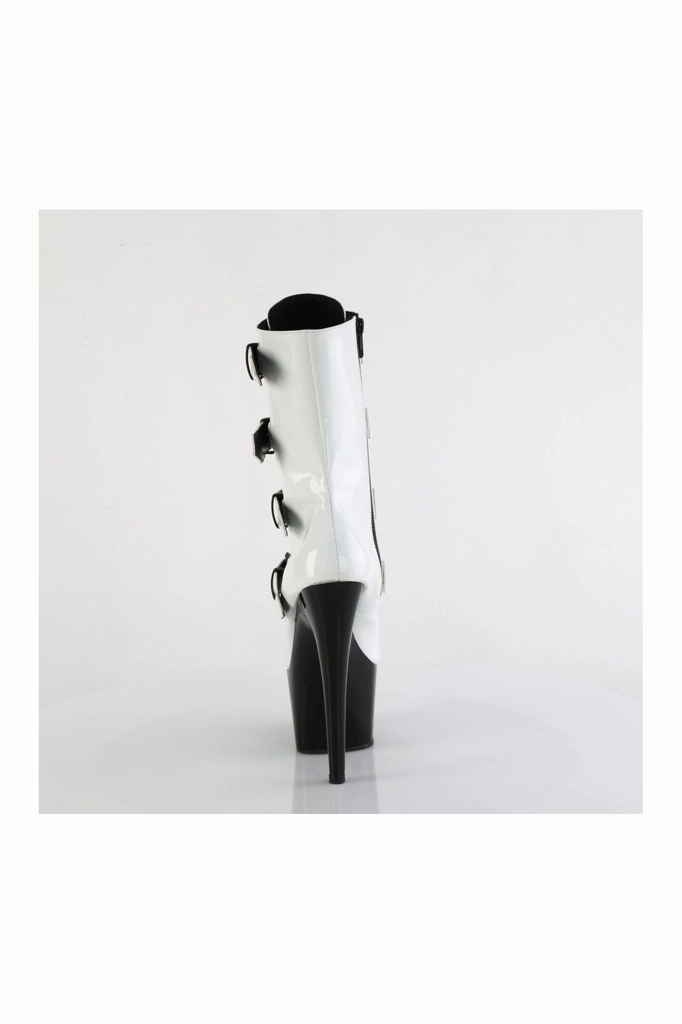 ADORE-1046TT White Patent Ankle Boot