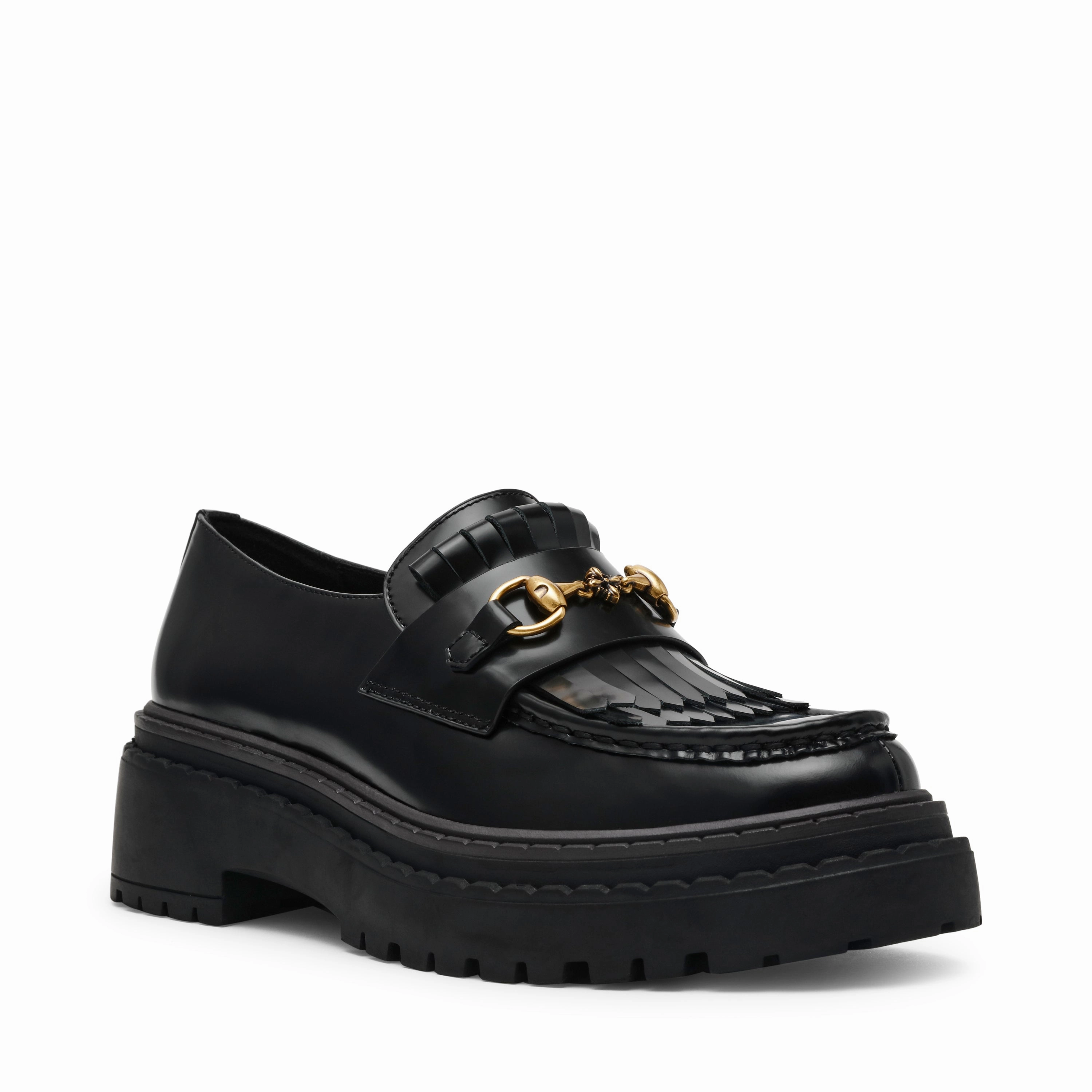Anabeth Flat Shoe BLACK LEATHER