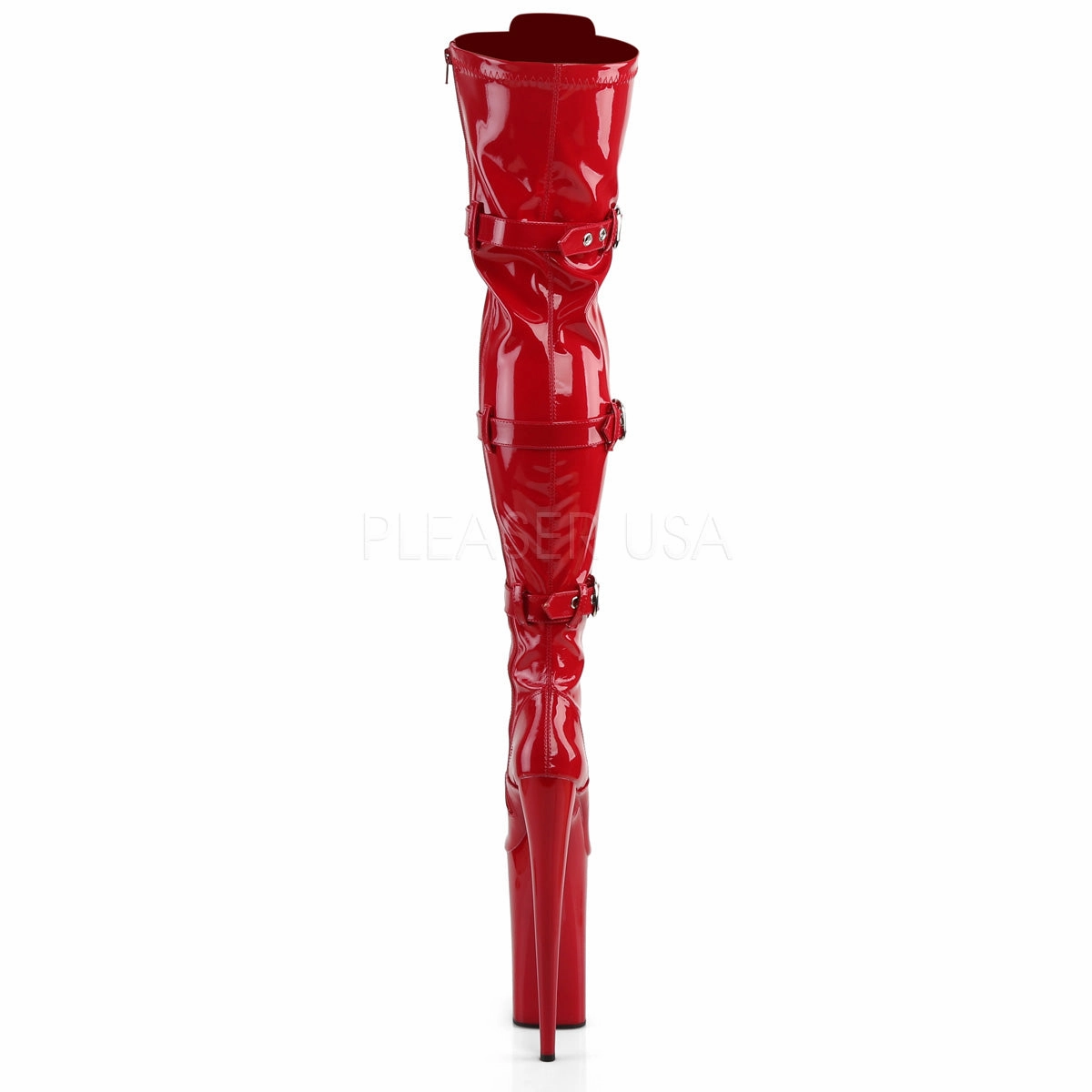 BEYOND-3028  Red Stretch Patent/Red