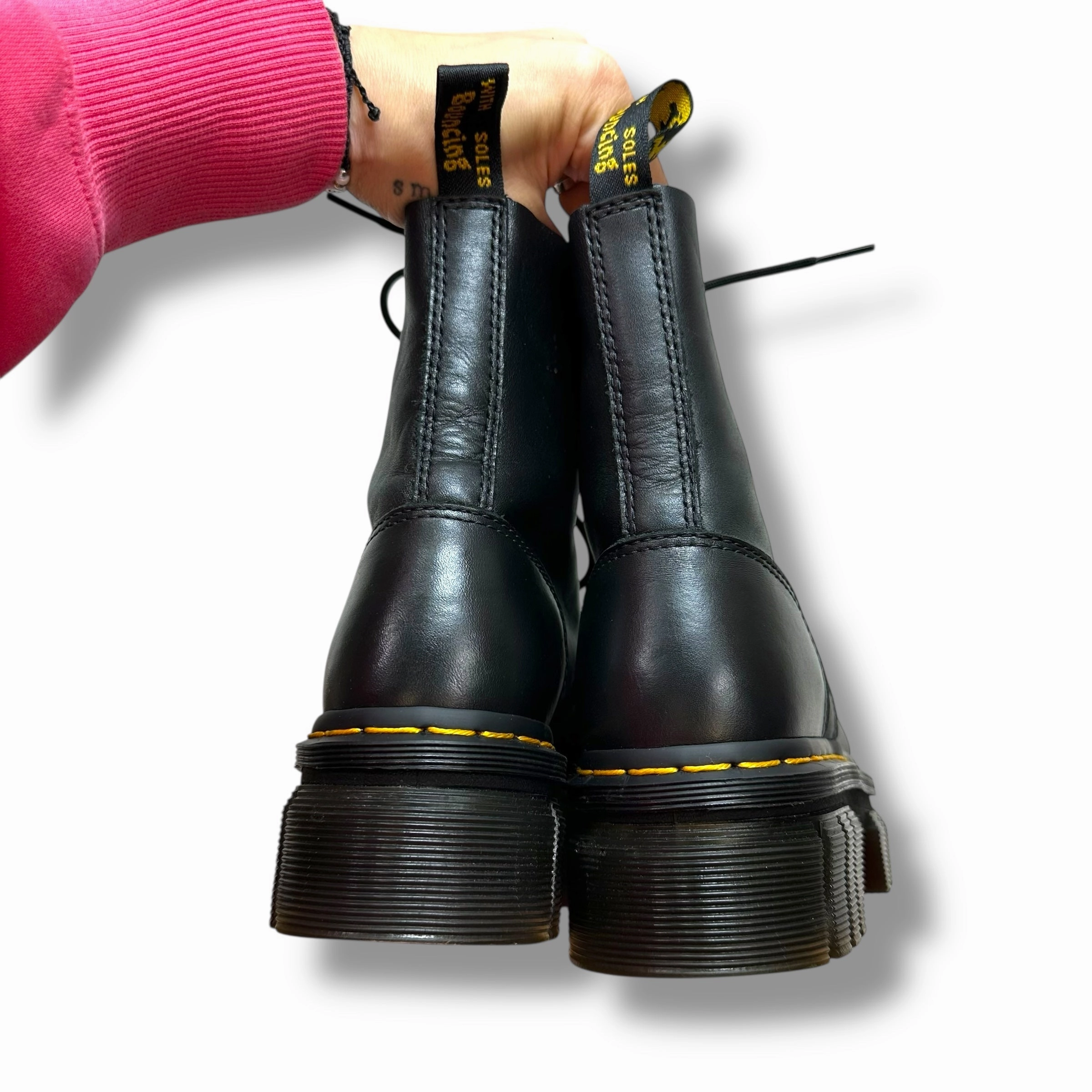 Boots Ankle Flats By Dr Martens In Black, Size: 7