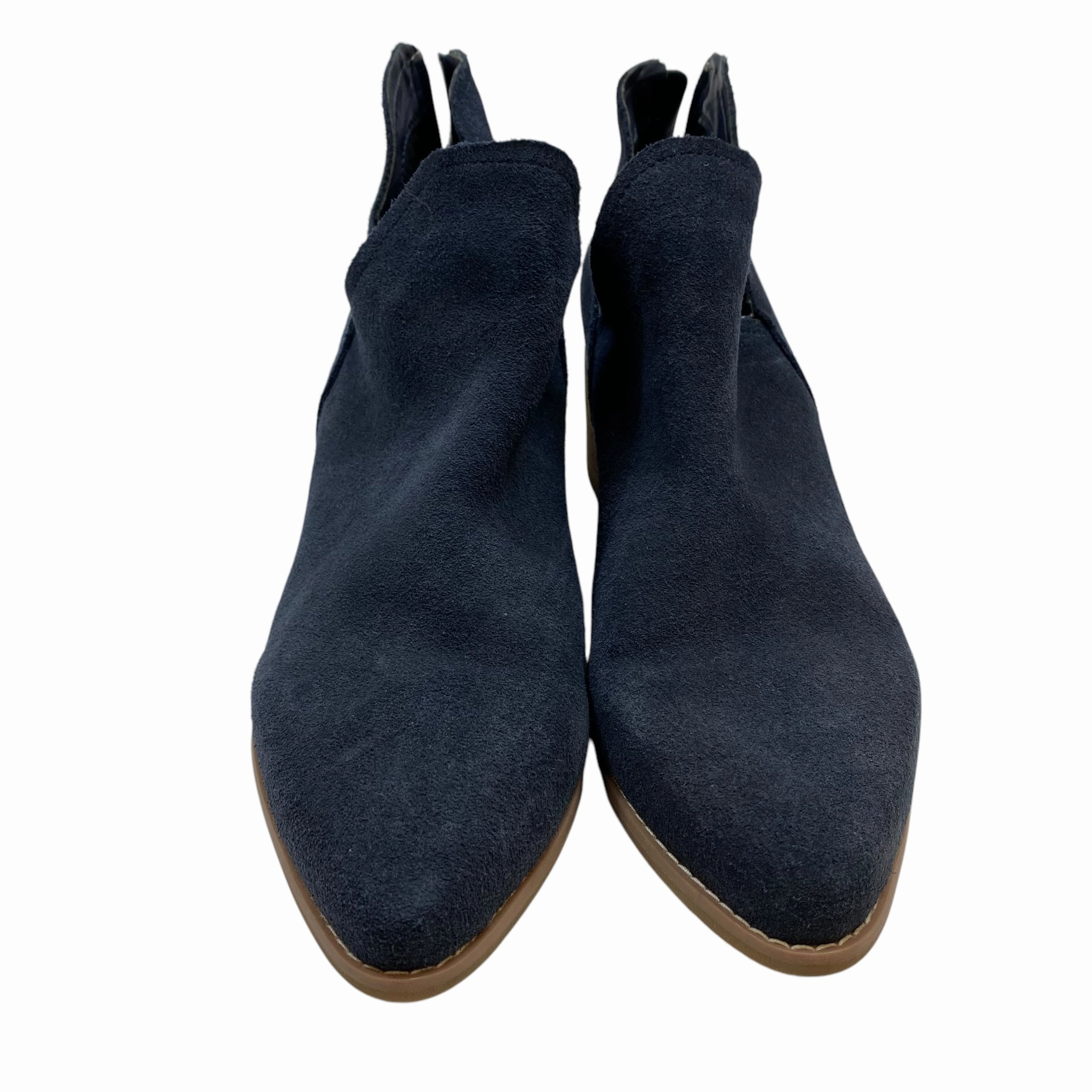 Boots Ankle Heels By Blondo In Navy, Size: 9.5