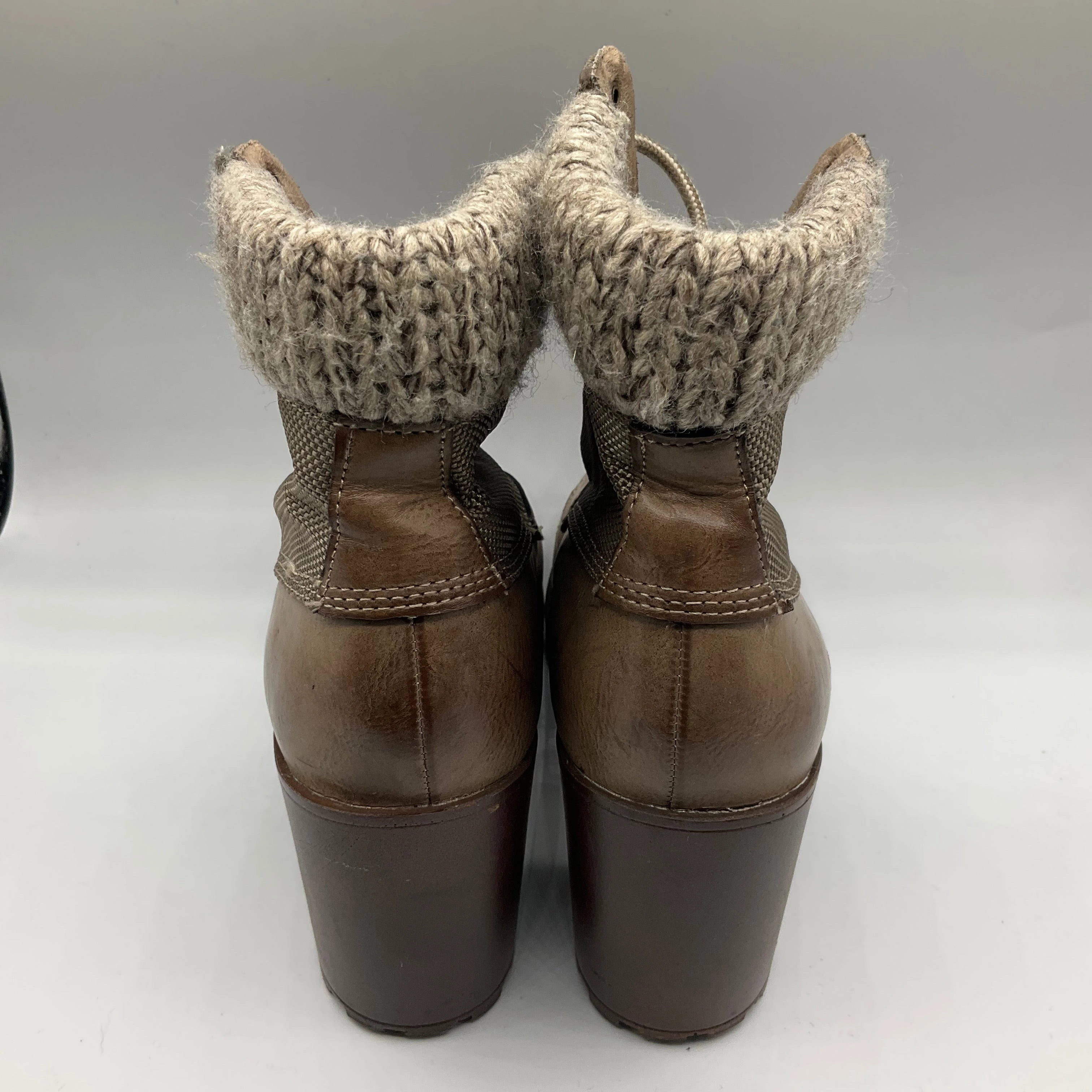 Boots Ankle Heels By Rock And Candy In Tan, Size: 8