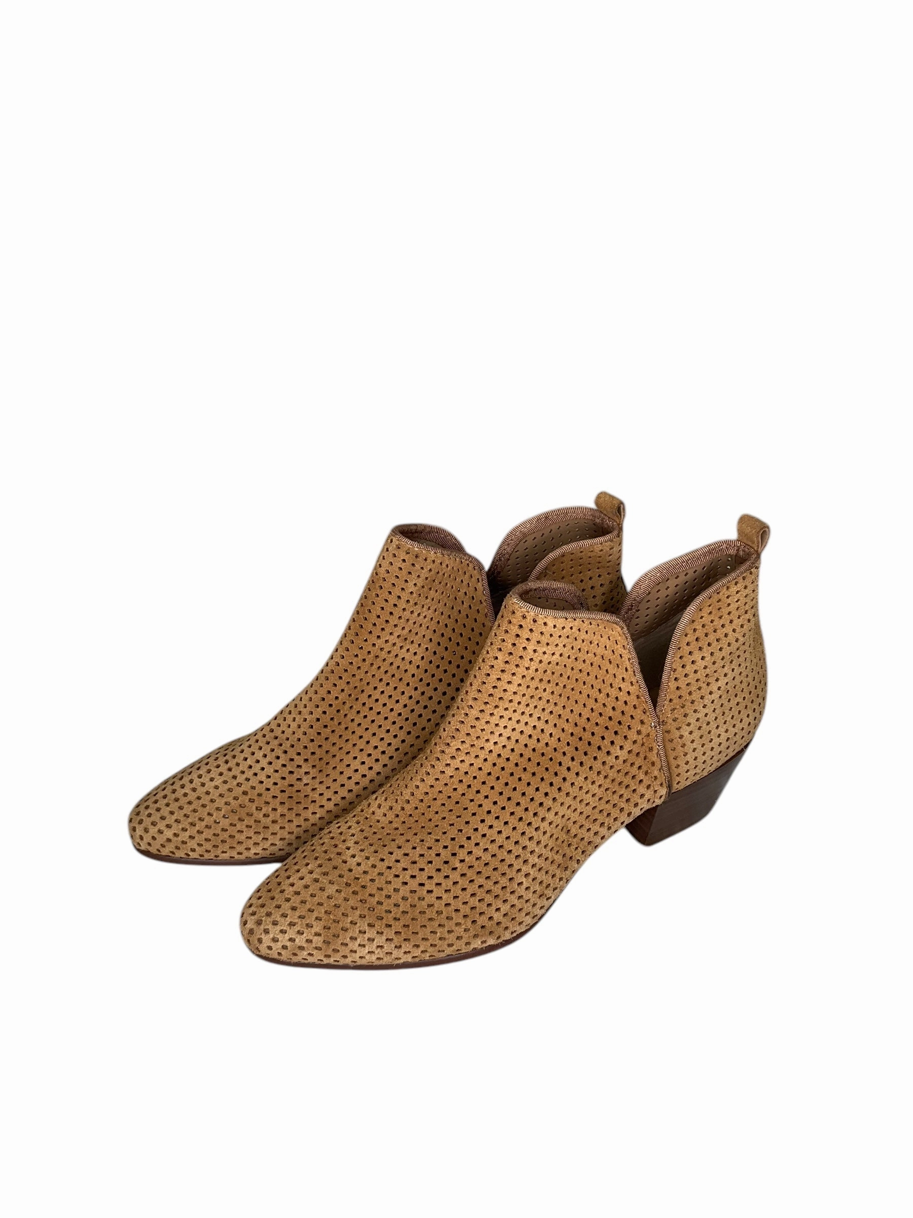 Boots Ankle Heels By Sam Edelman In Brown, Size: 7