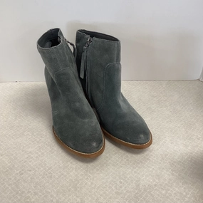 Boots Ankle Heels By Sam Edelman In Grey, Size: 8.5