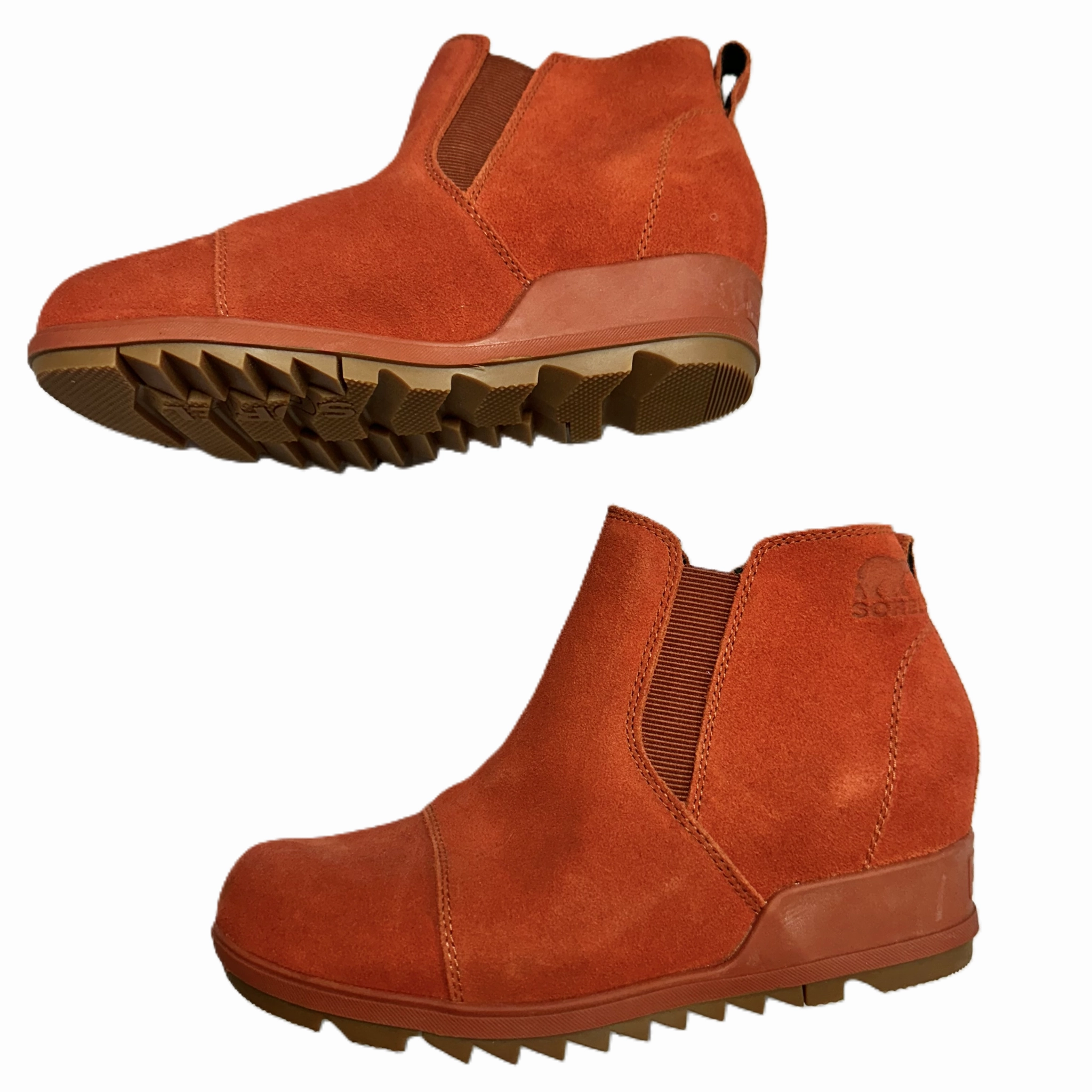 Boots Ankle Heels By Sorel In Red, Size: 9