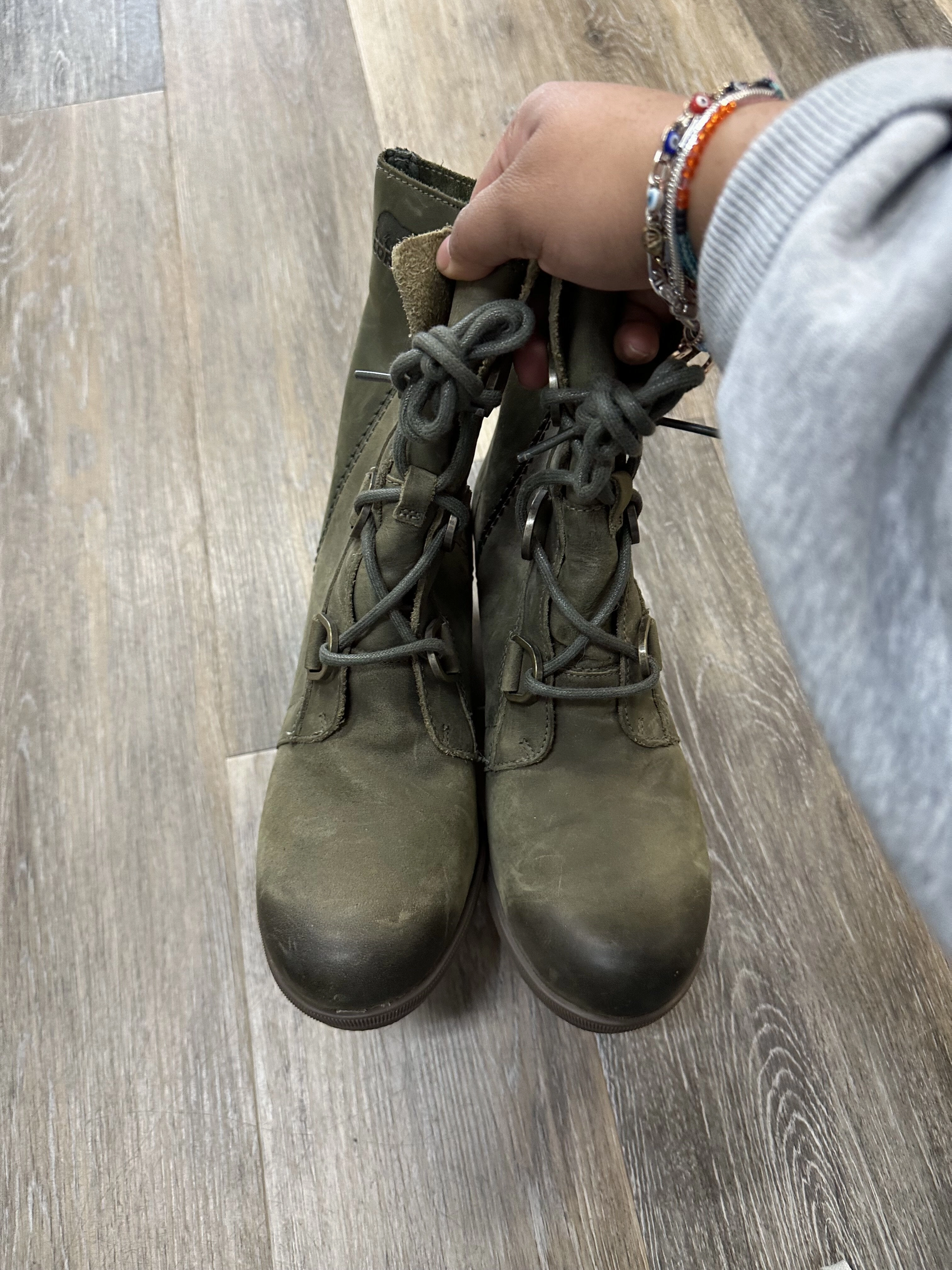 Boots Ankle Heels By Sorel  Size: 8