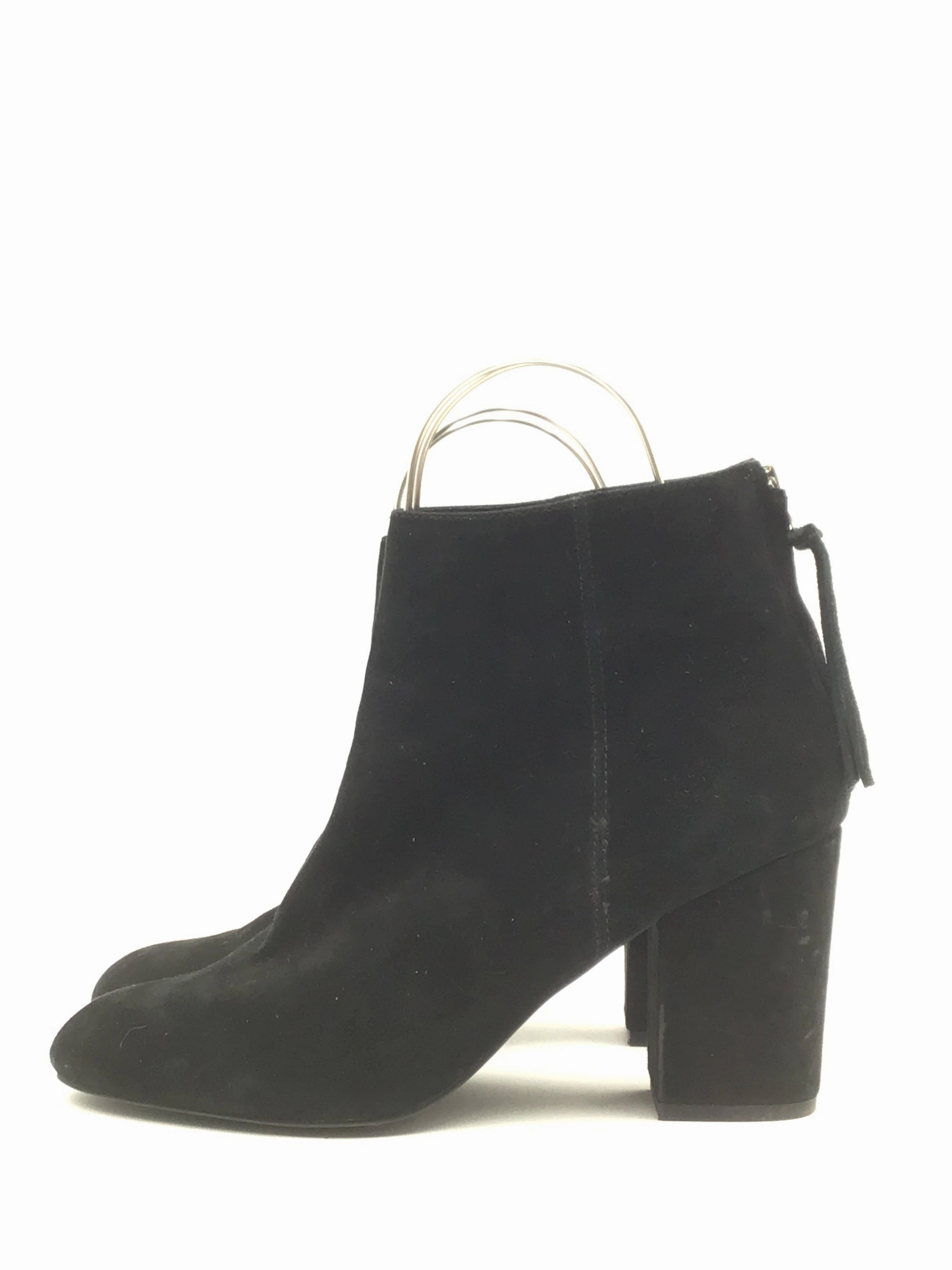 Boots Ankle Heels By Steve Madden In Black, Size: 9.5