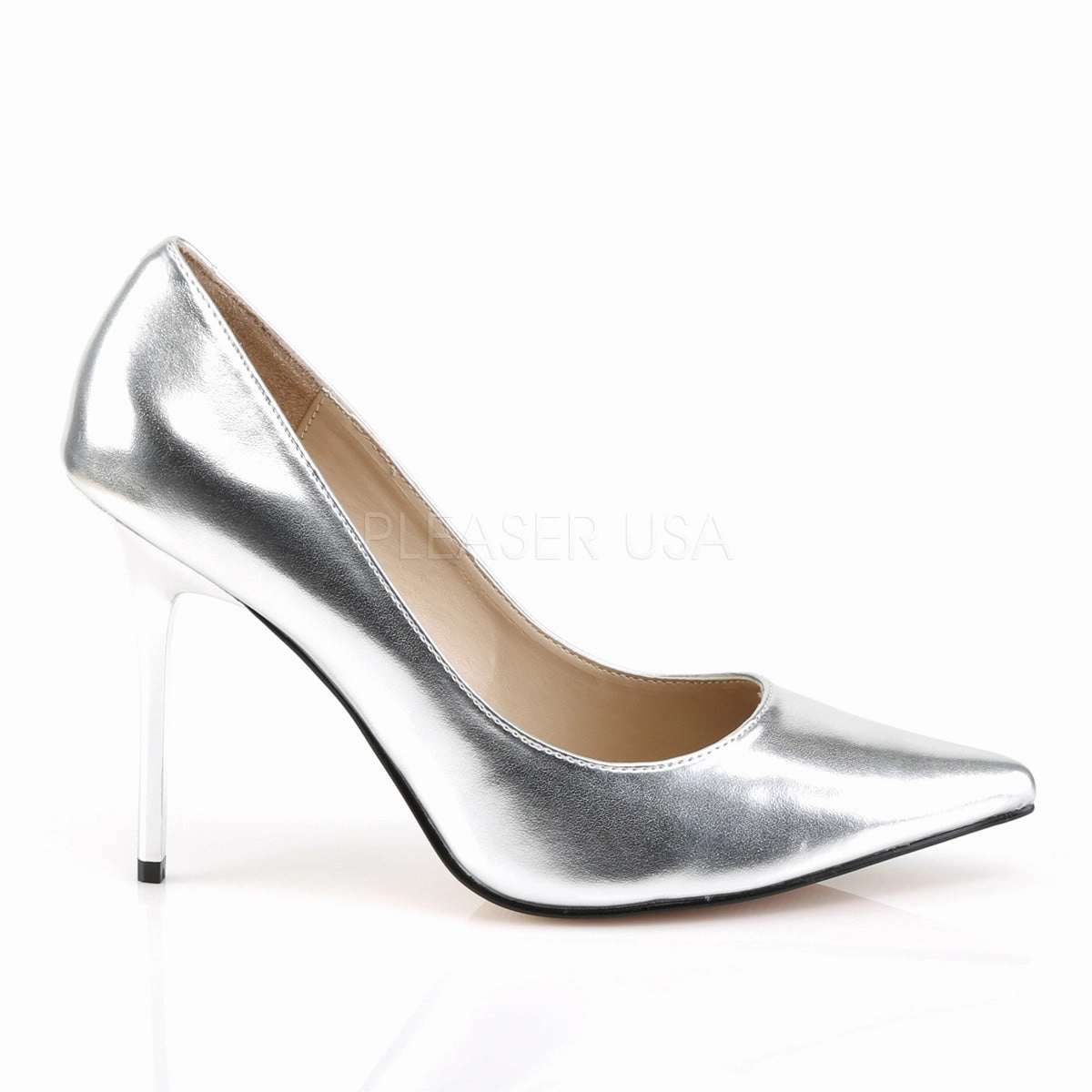 CLASSIQUE-20  Silver Metallic Pu