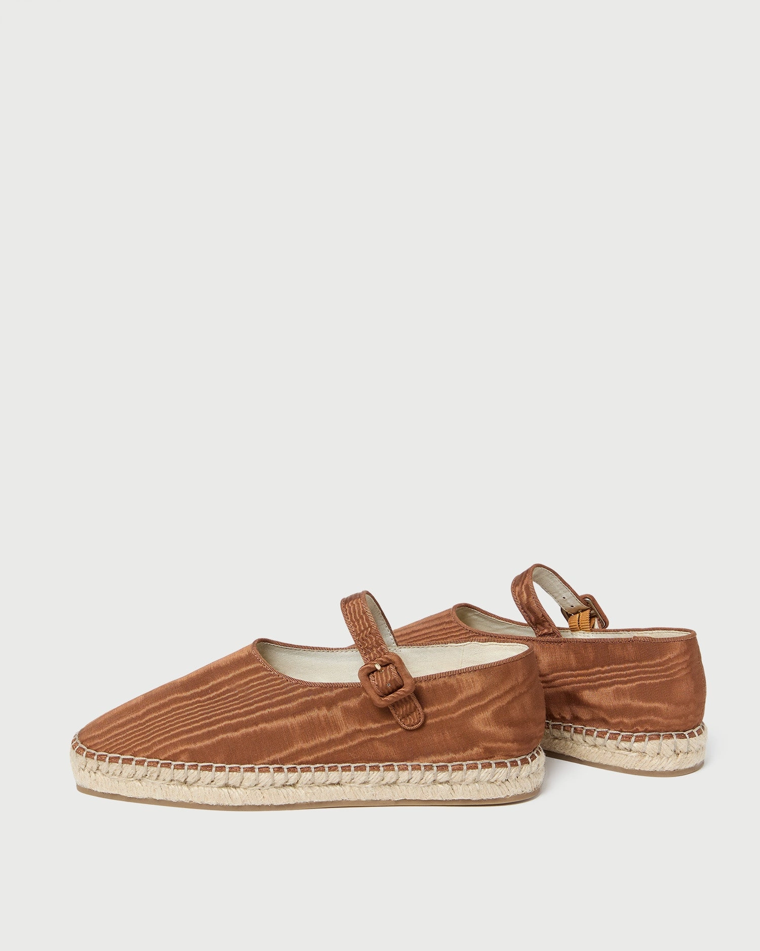 Clover Nutmeg Moiré Espadrille