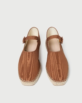 Clover Nutmeg Moiré Espadrille