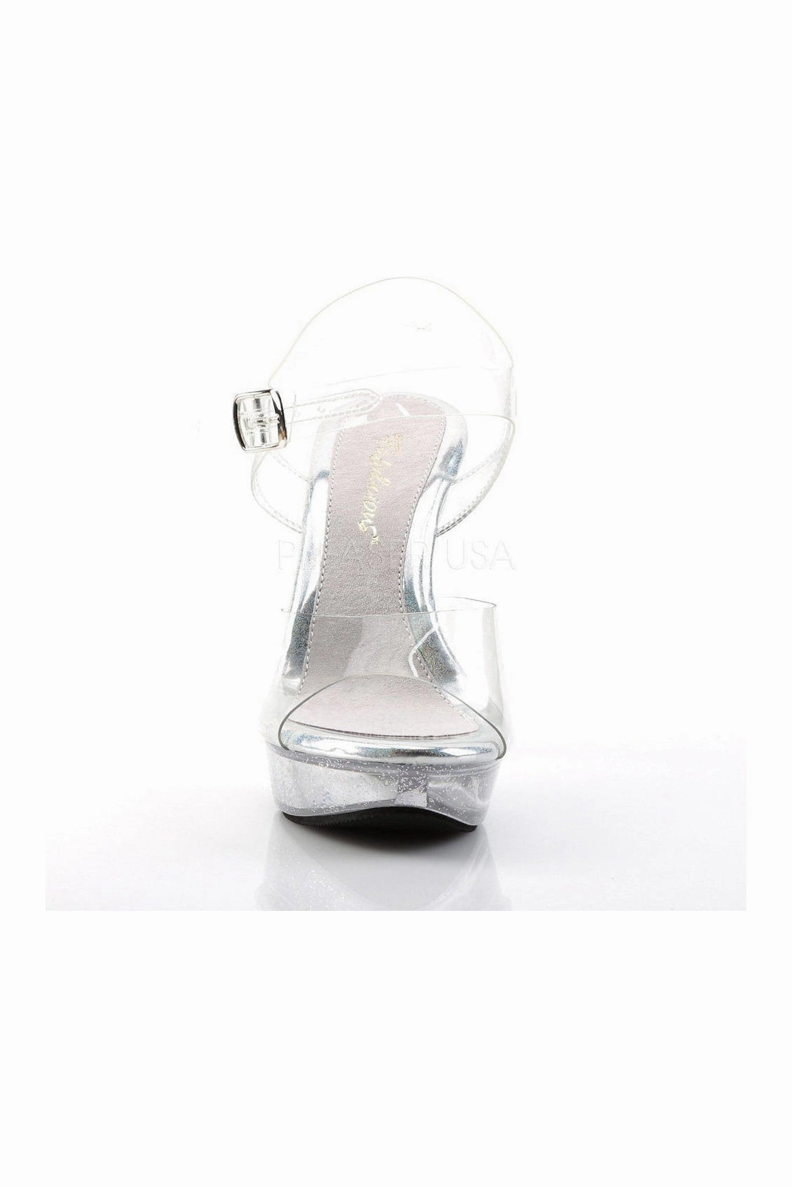 COCKTAIL-508MG Sandal | Clear Vinyl