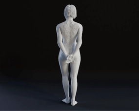 Cortana Figurine - Pose 2 - 3D Print Files