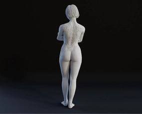Cortana Figurine - Pose 3 - 3D Print Files