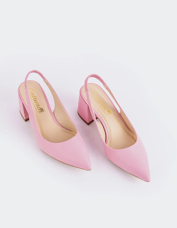 Dalida Pink Leather