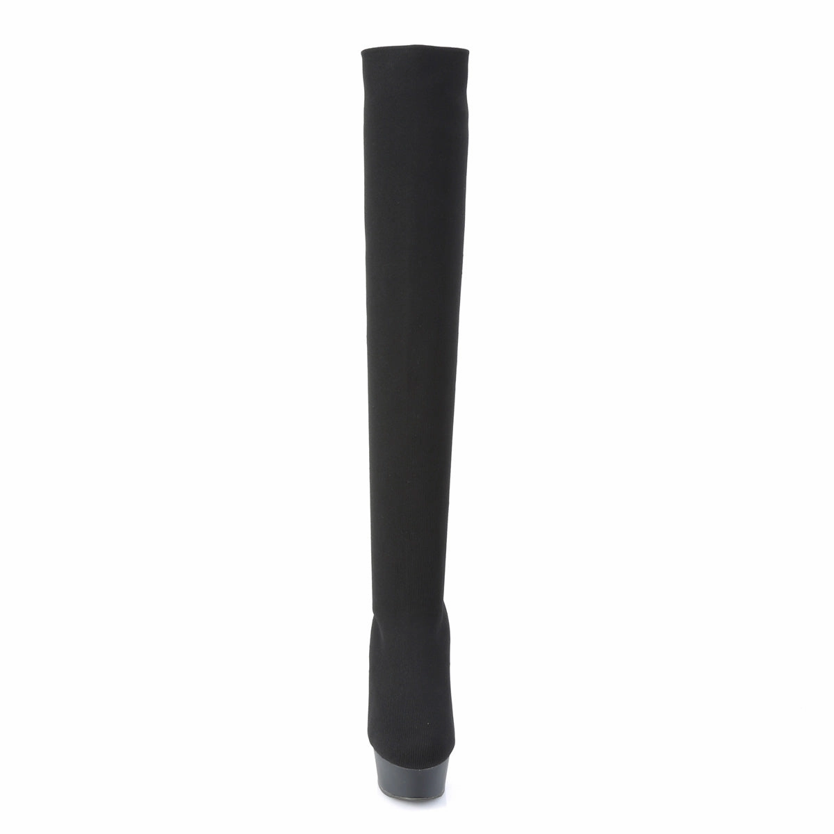 DELIGHT-3002-1  Black Stretch Knit Fabric/Black Matte