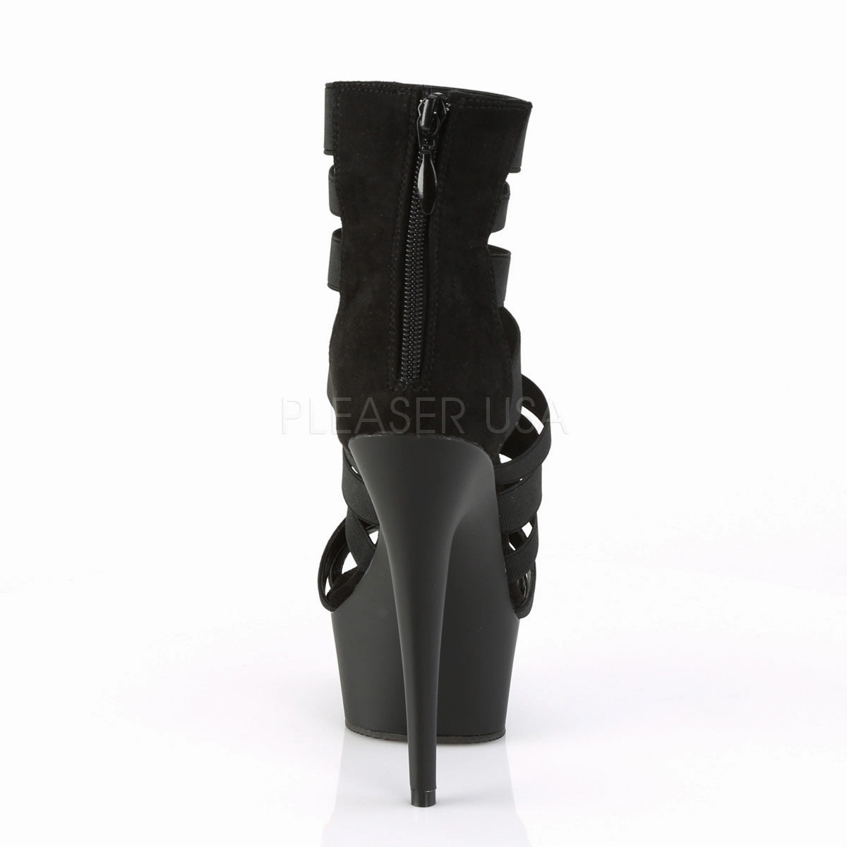 DELIGHT-600-17  Black Elastic Band/Black Matte