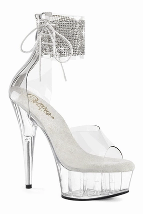 DELIGHT-624RS Clear Vinyl Sandal