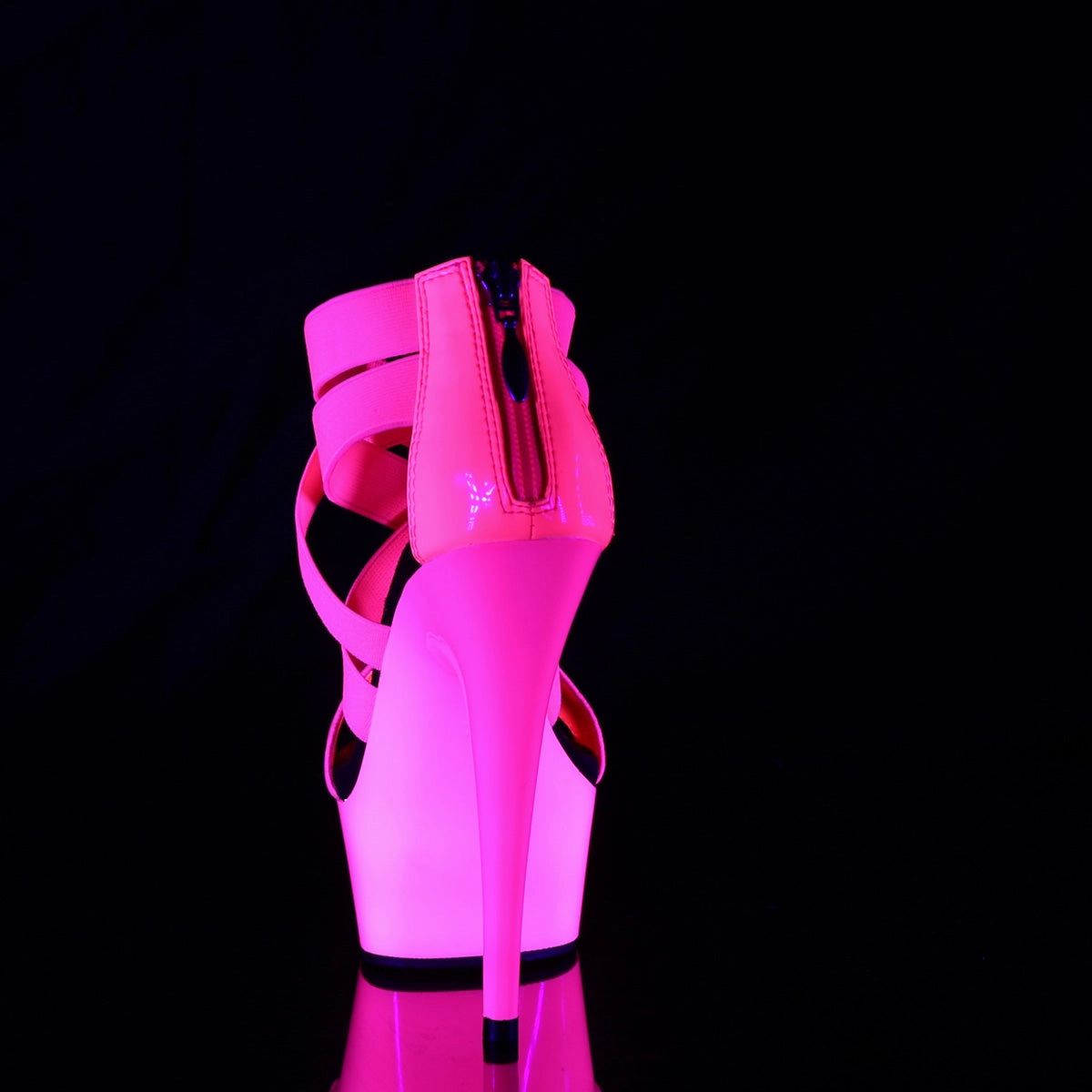 DELIGHT-669UV  Neon Hot Pink Elastic Band-Patent