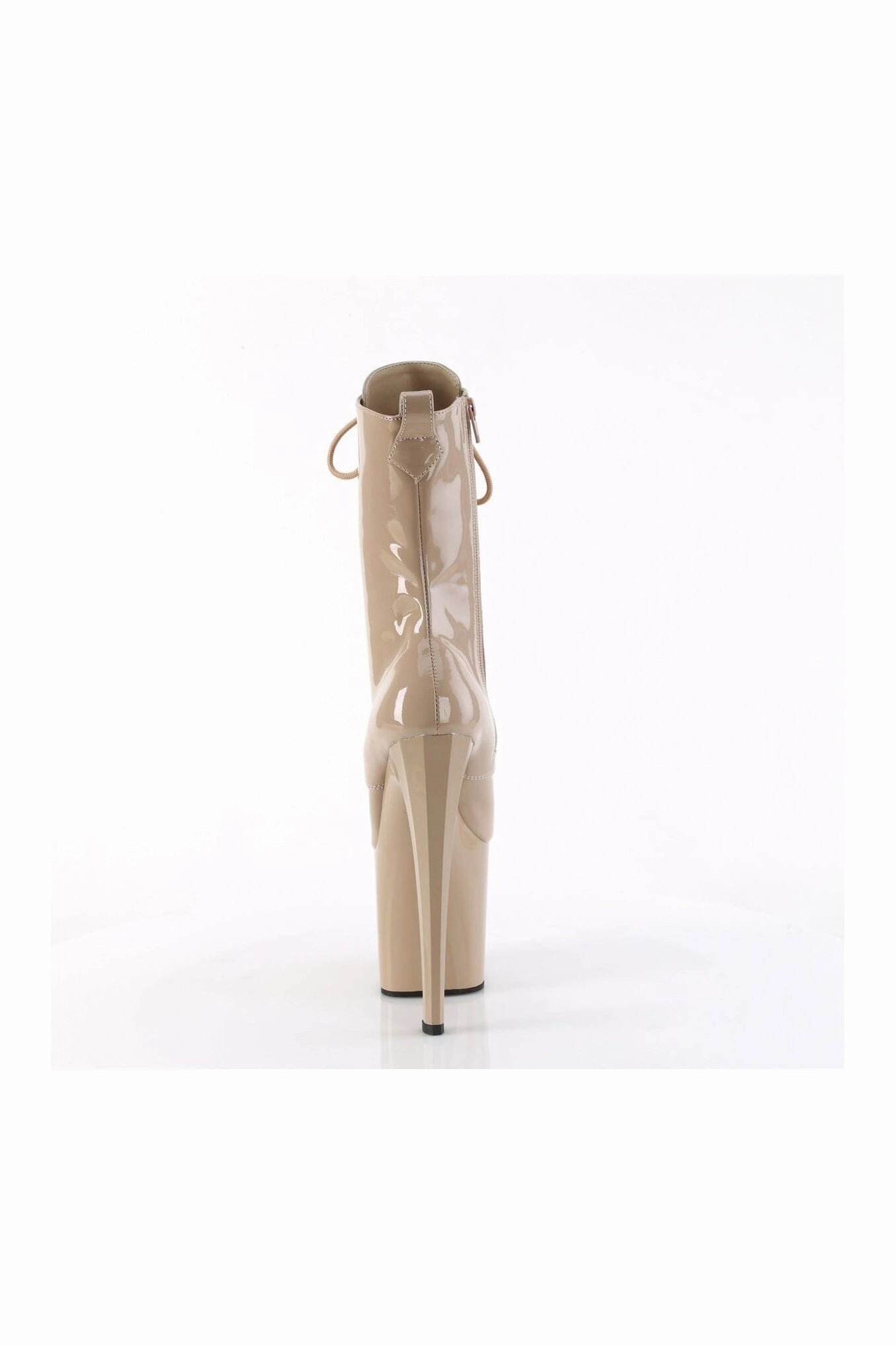 ENCHANT-1040 Nude Patent Ankle Boot