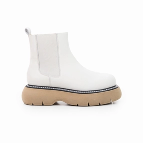 Filius Off White Leather