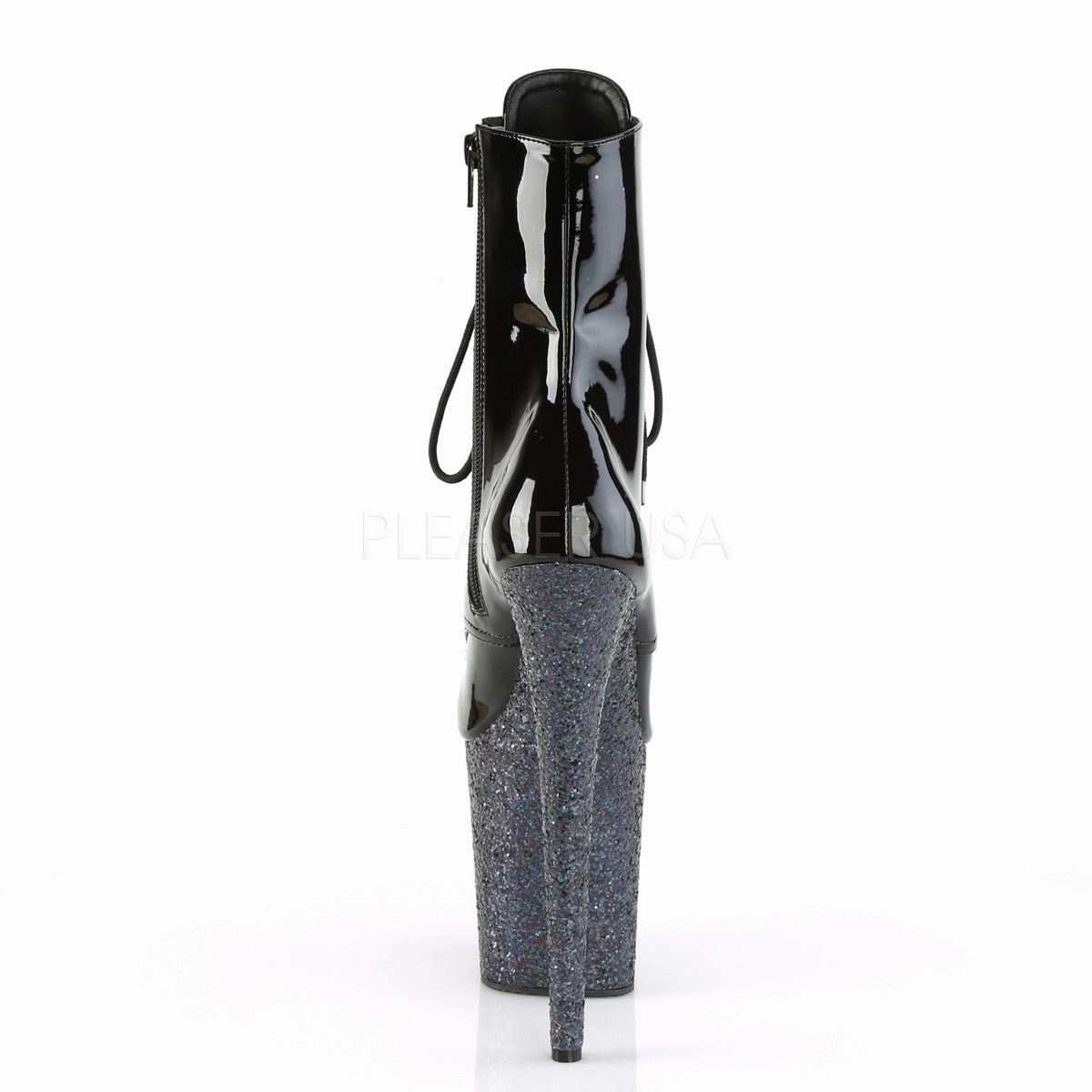 FLAMINGO-1020LG  Black/Black Multi Glitter