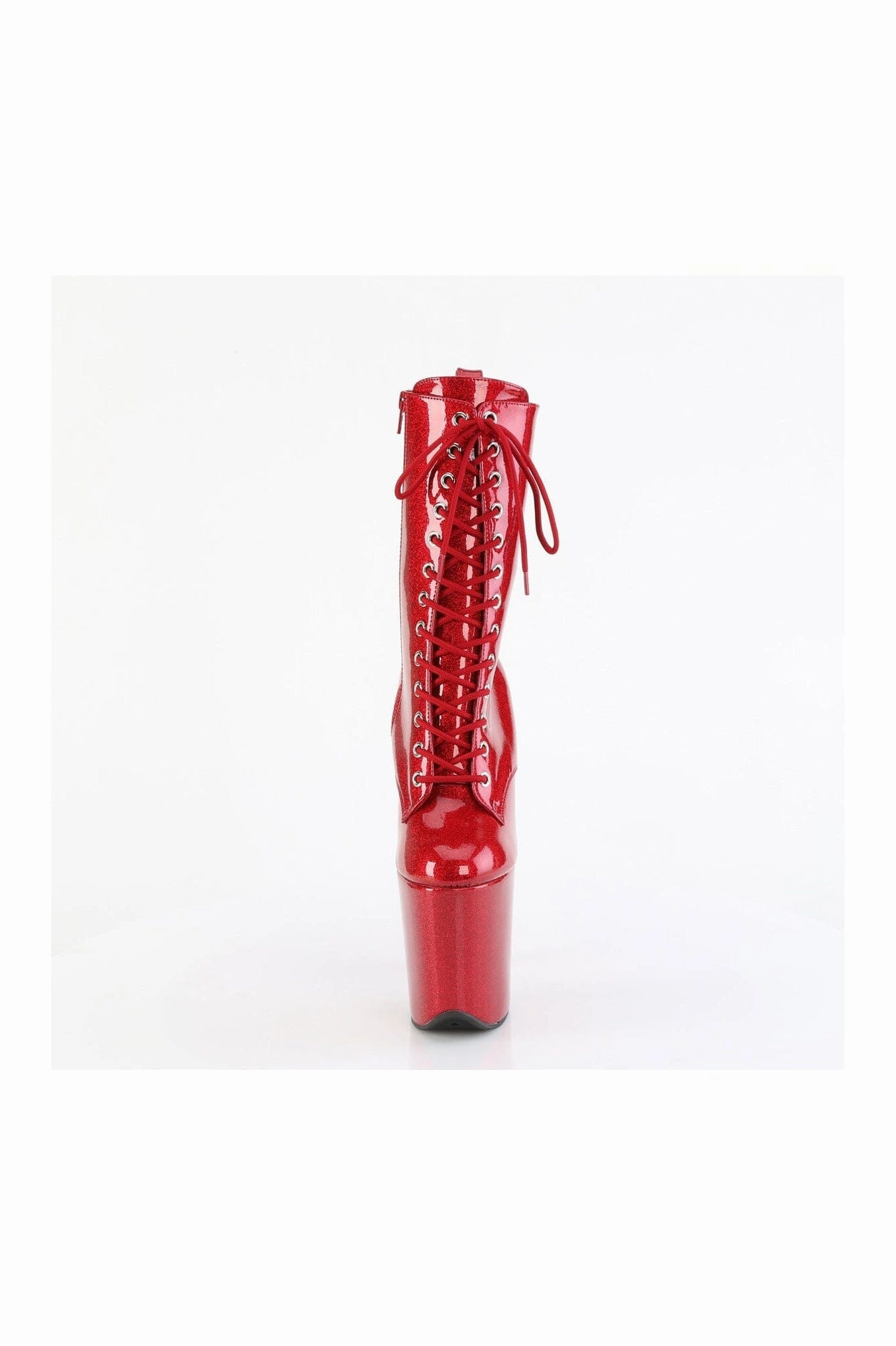 FLAMINGO-1040GP Red Patent Ankle Boot