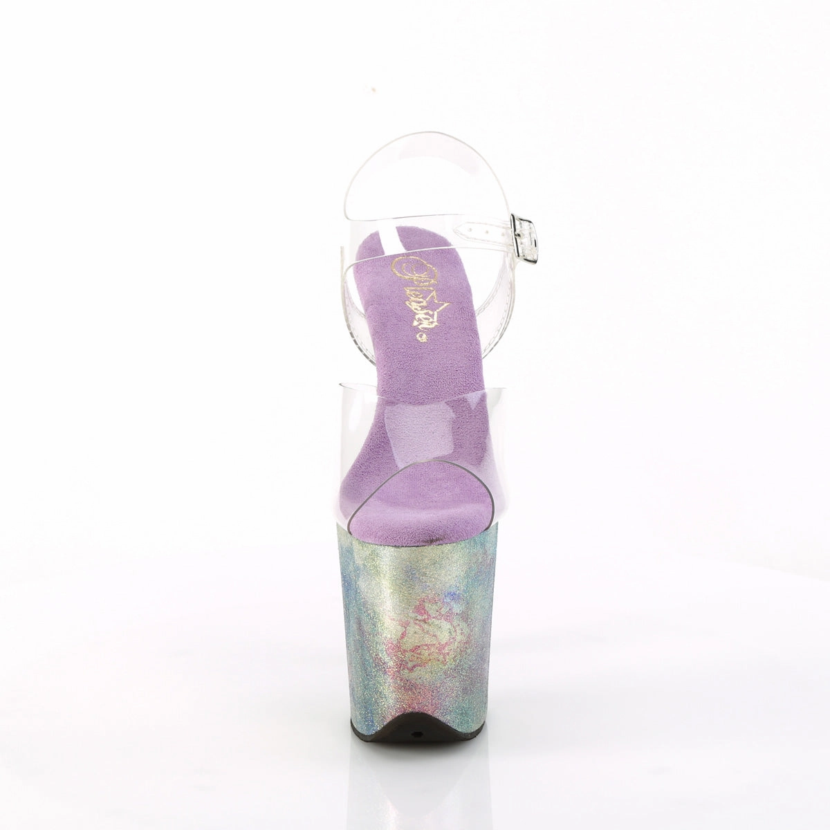 FLAMINGO-808NEB  Clear/Lavender Multi Metallic