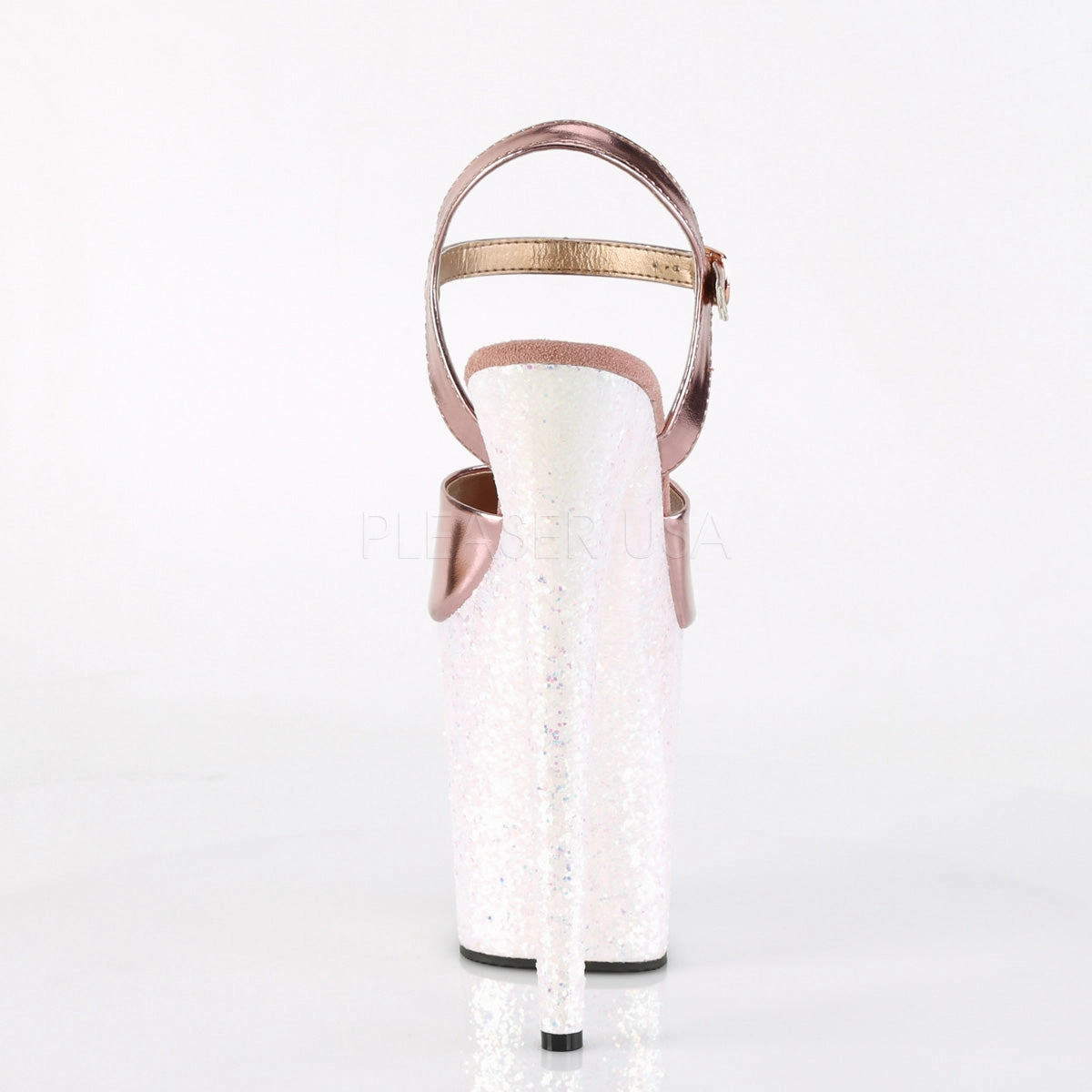 FLAMINGO-809LG  Rose Gold Metallic Pu/Opal Multi Glitter