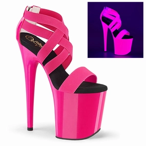 FLAMINGO-869UV  Neon Hot Pink Elastic Band-Patent