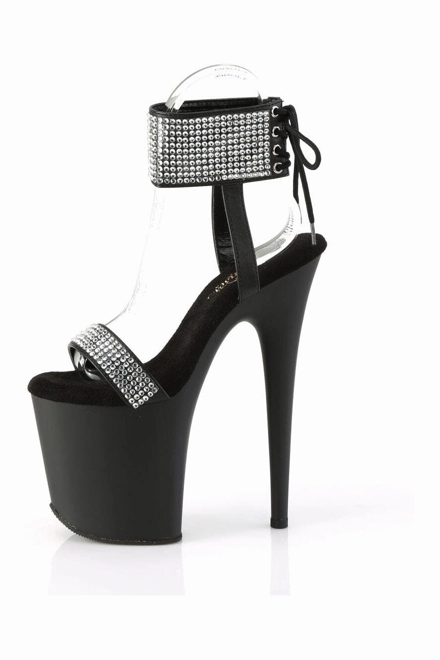 FLAMINGO-870 Black Faux Leather Sandal