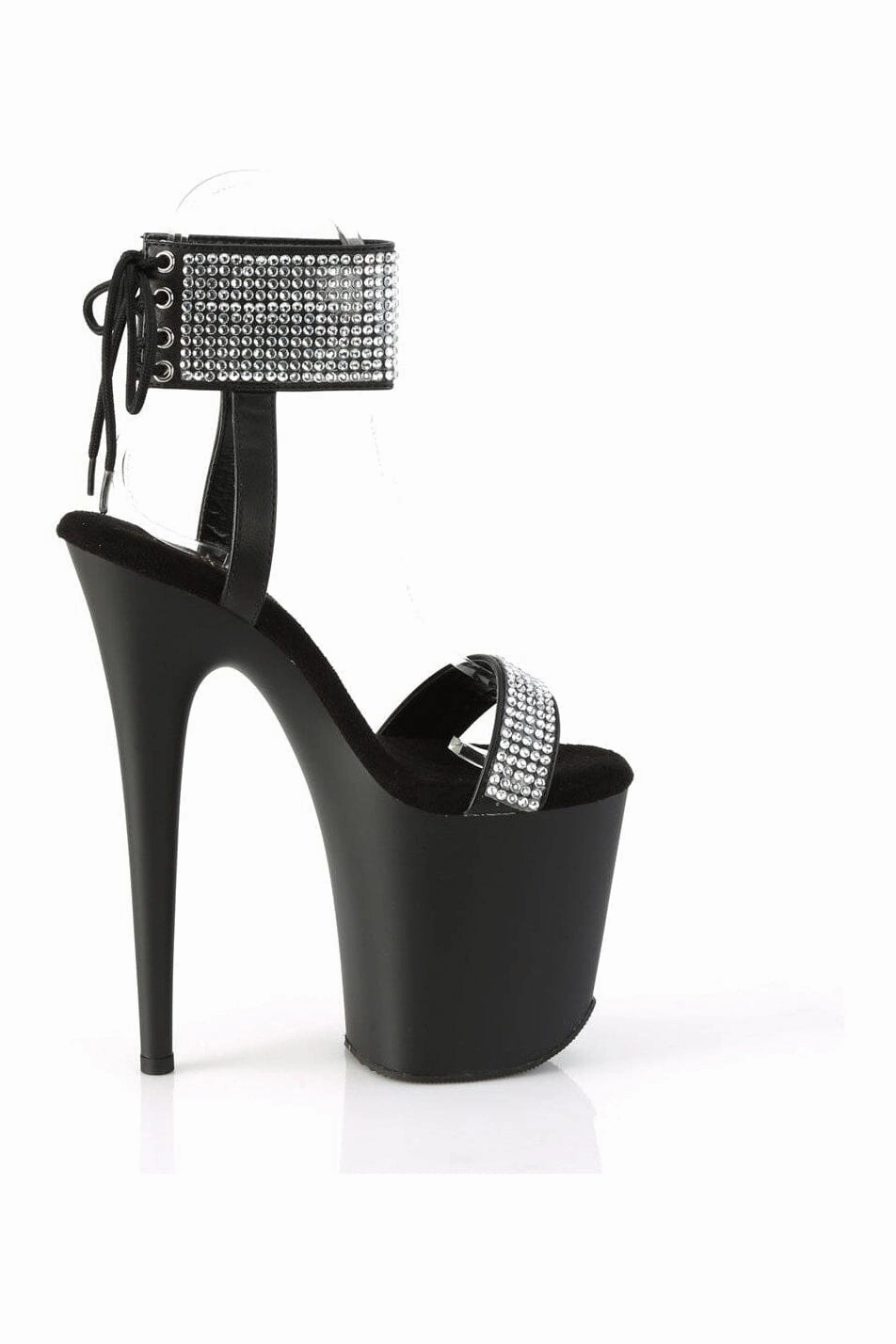 FLAMINGO-870 Black Faux Leather Sandal