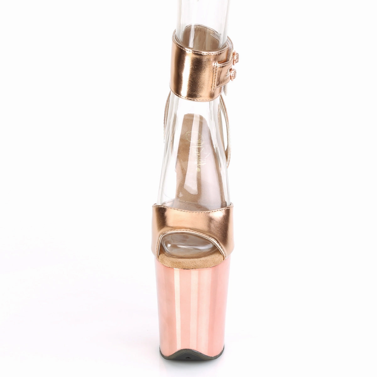 FLAMINGO-891  Rose Gold Metallic Pu/Rose Gold Chrome