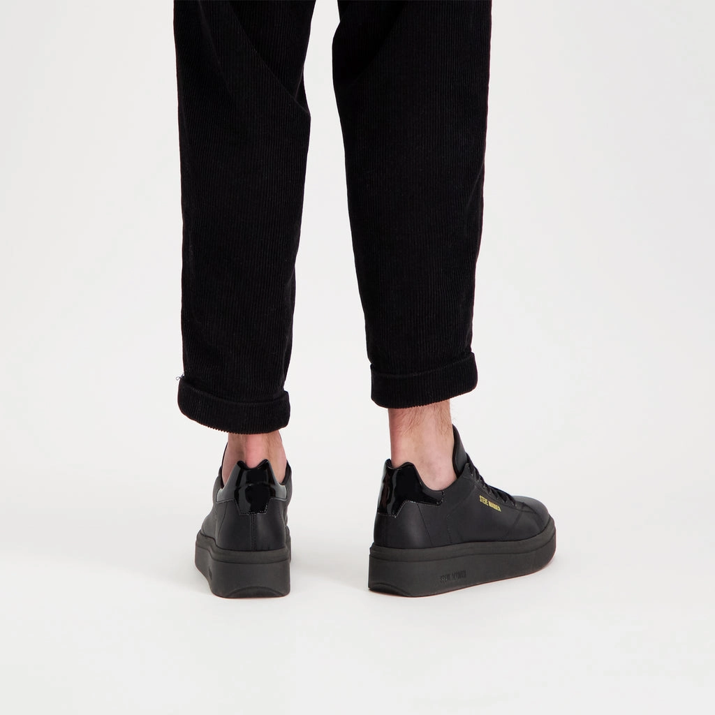 Fynner Trainer BLACK LEATHER
