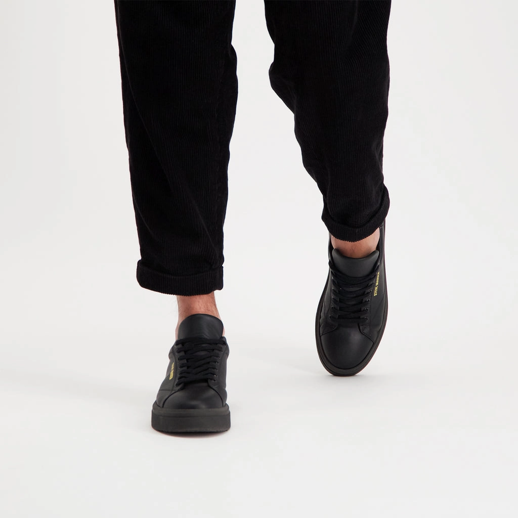 Fynner Trainer BLACK LEATHER
