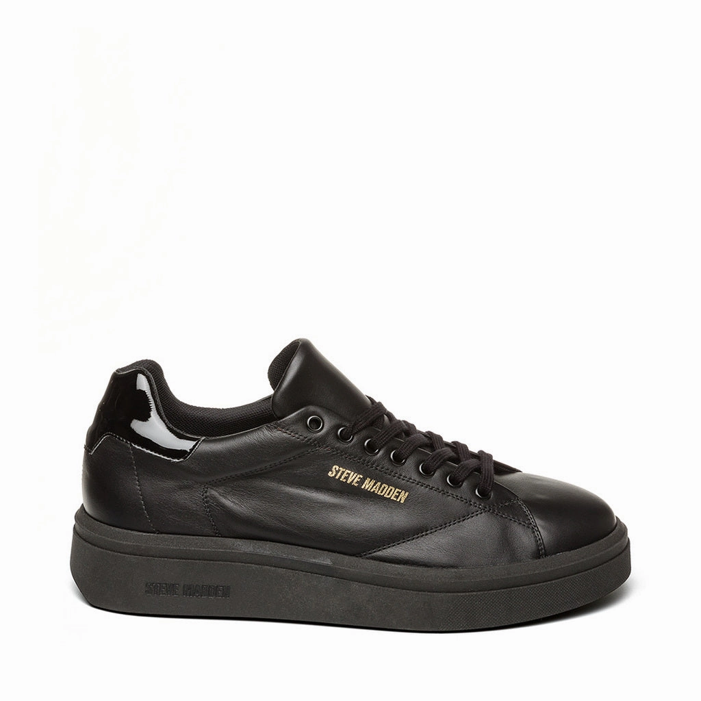 Fynner Trainer BLACK LEATHER