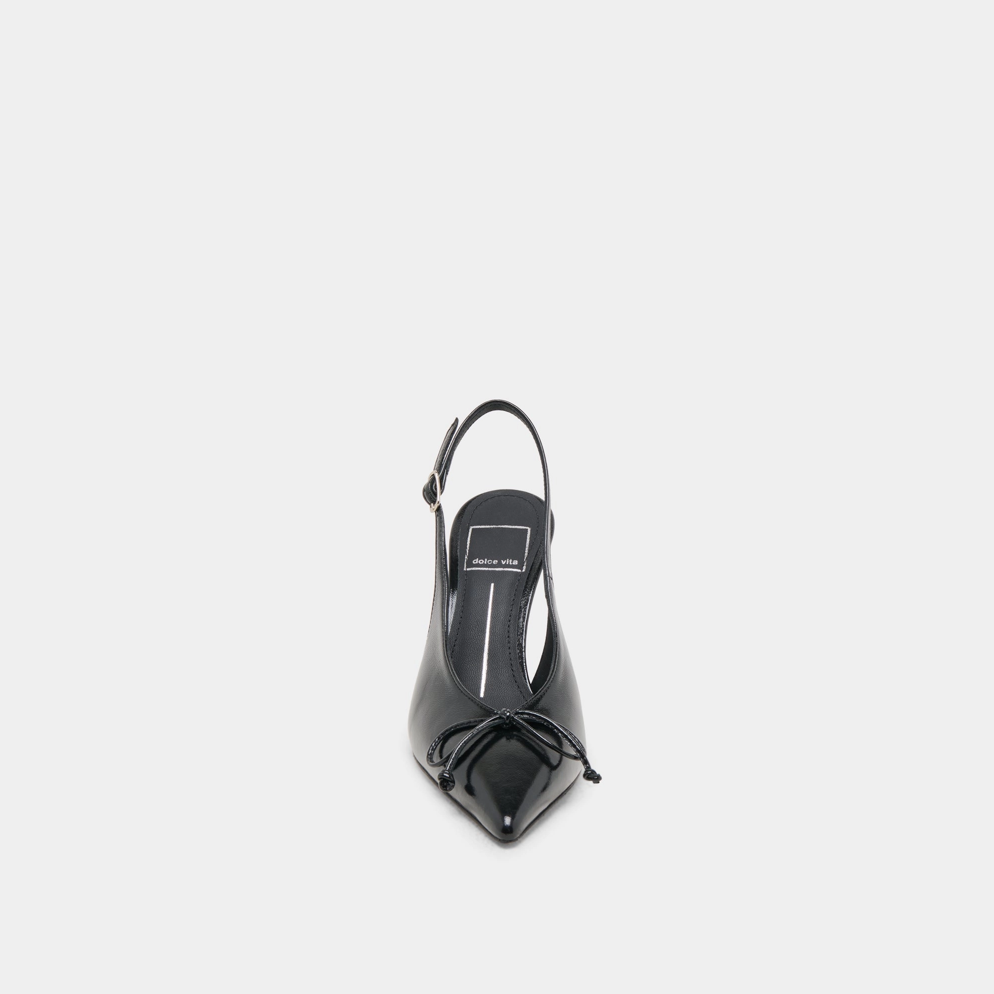 GEENA HEELS BLACK LEATHER