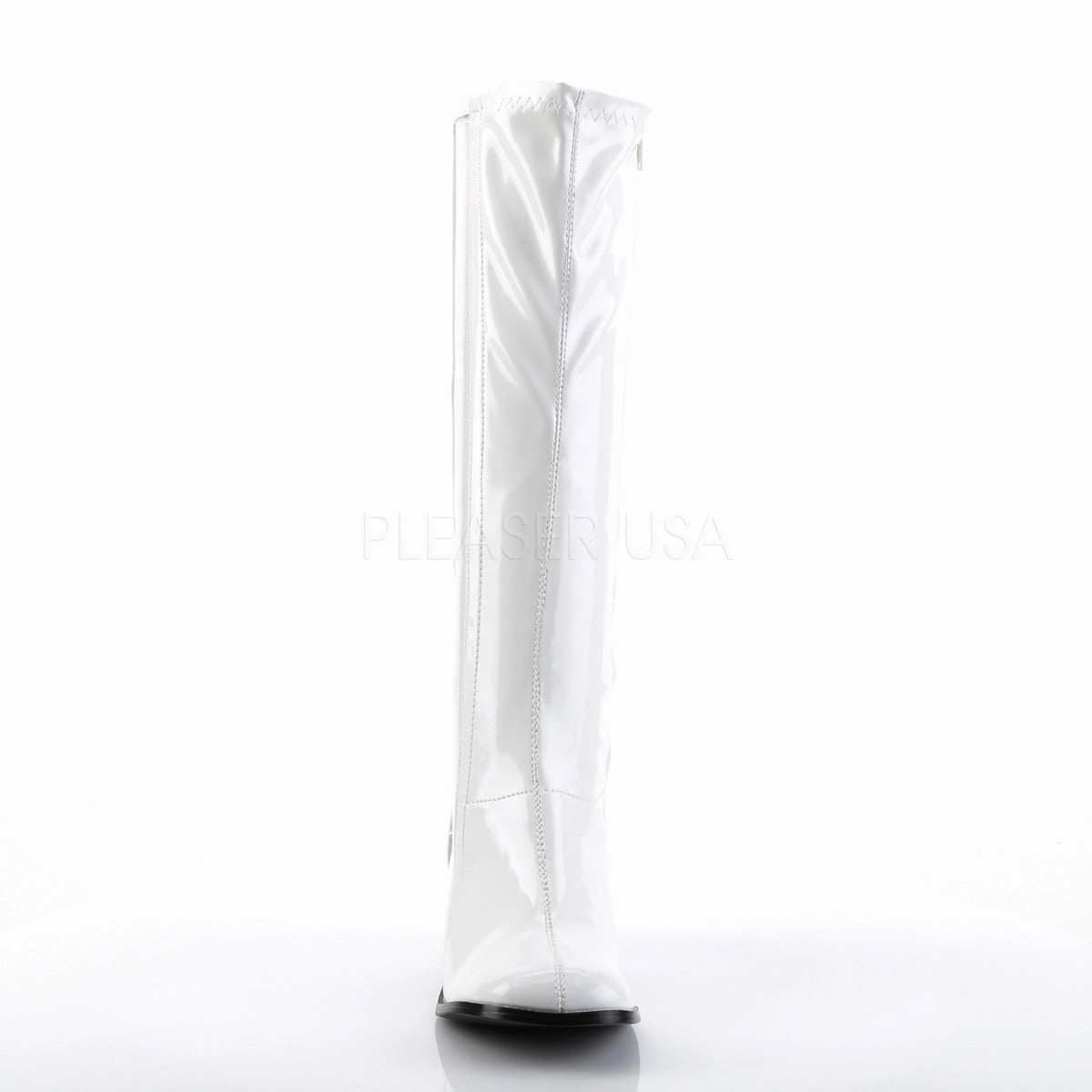 GOGO-303  White Str Patent-Clear Tpu