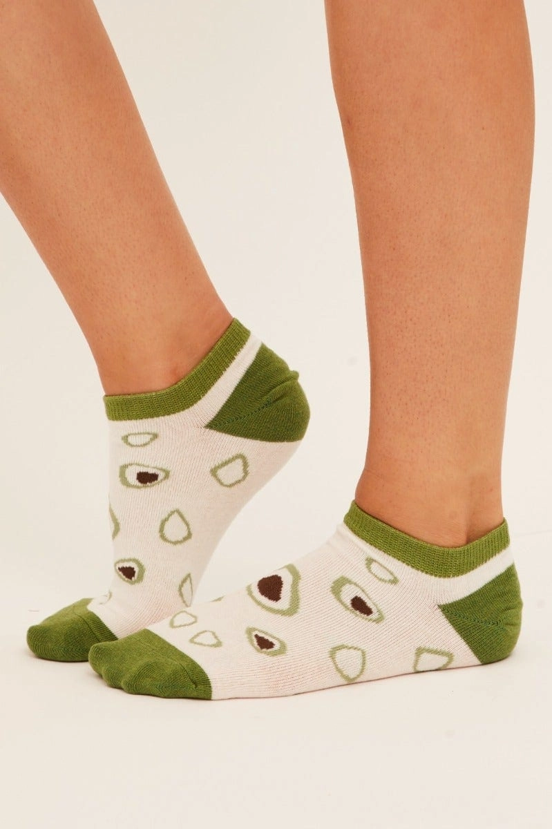 Green Socks Low Cut